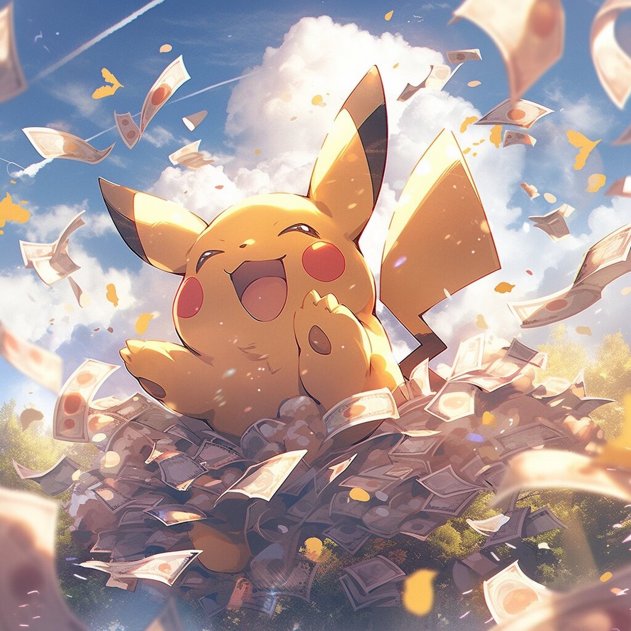 皮卡丘头像 大家好啊!