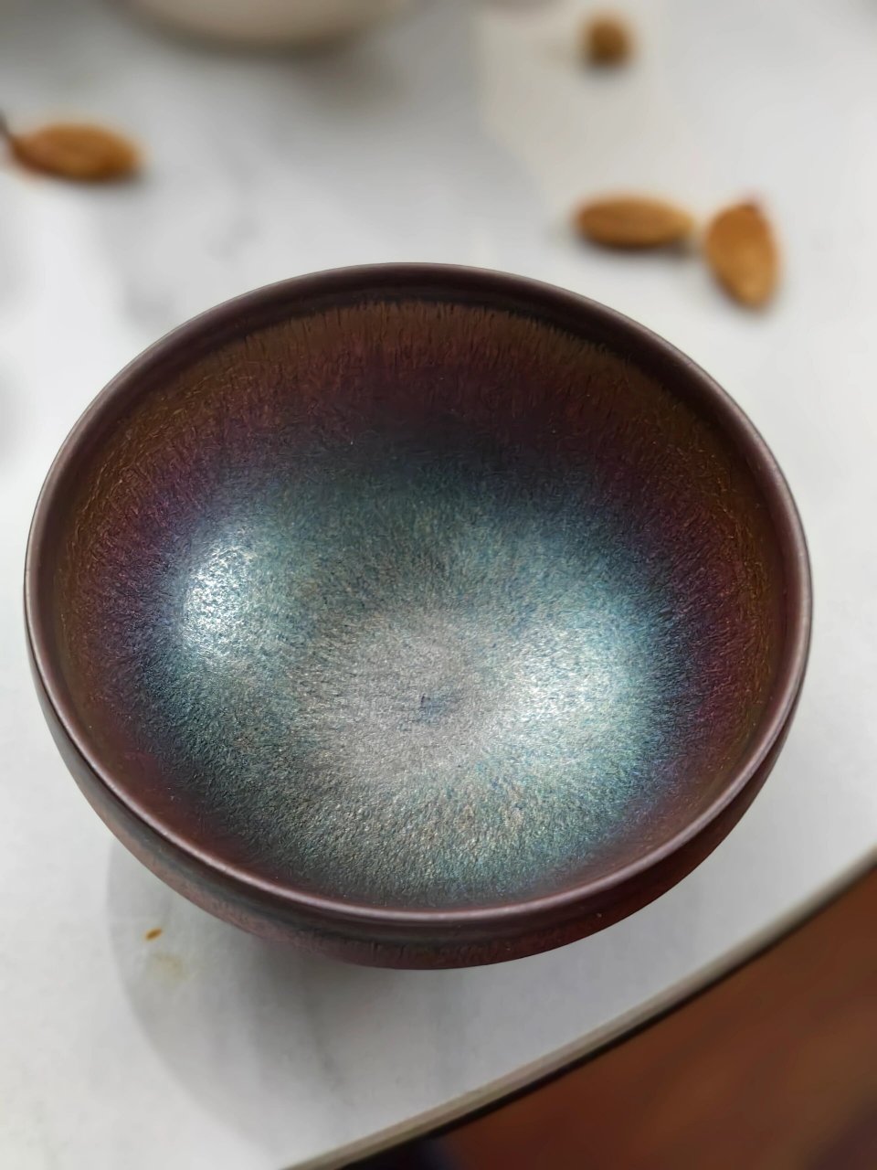 有没有懂建盏的老师帮忙看看这个盏怎么样? 是不是柴烧的?