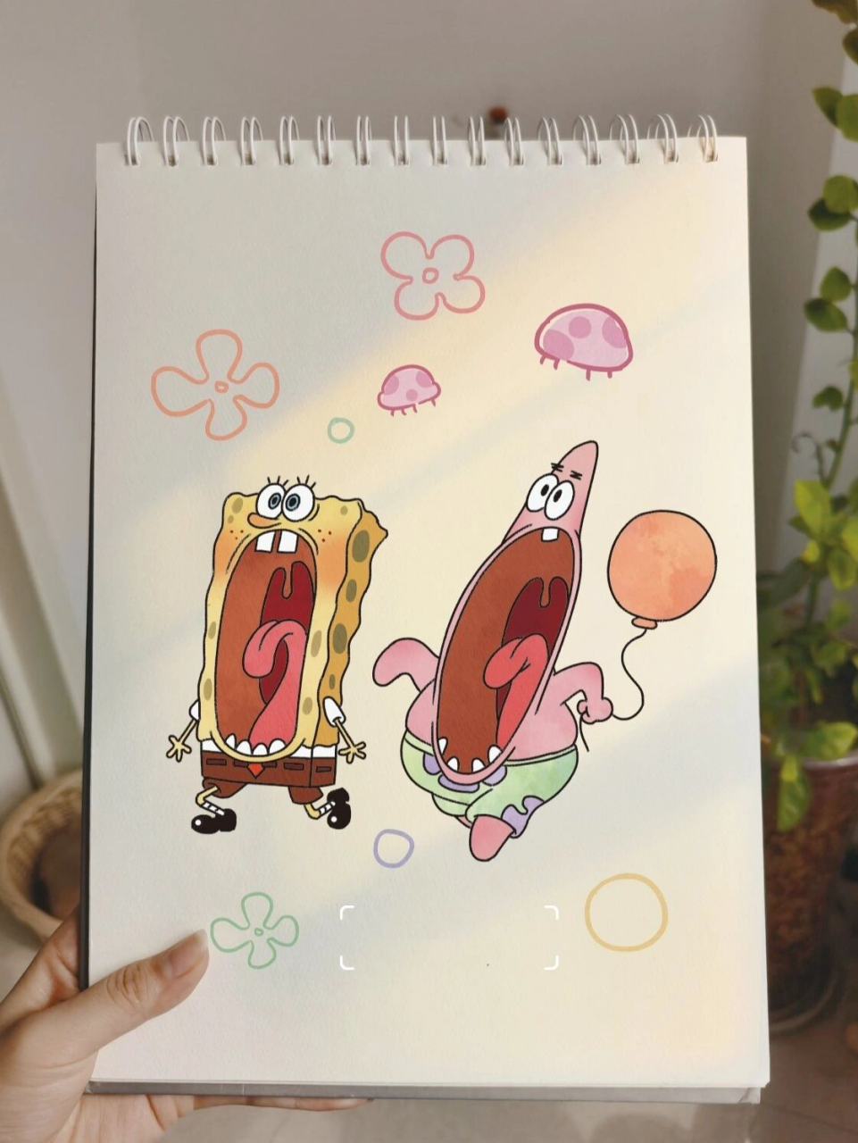 零基础手绘教程|海绵宝宝|派大星|附过程图 第二弹海绵宝宝派大星来啦