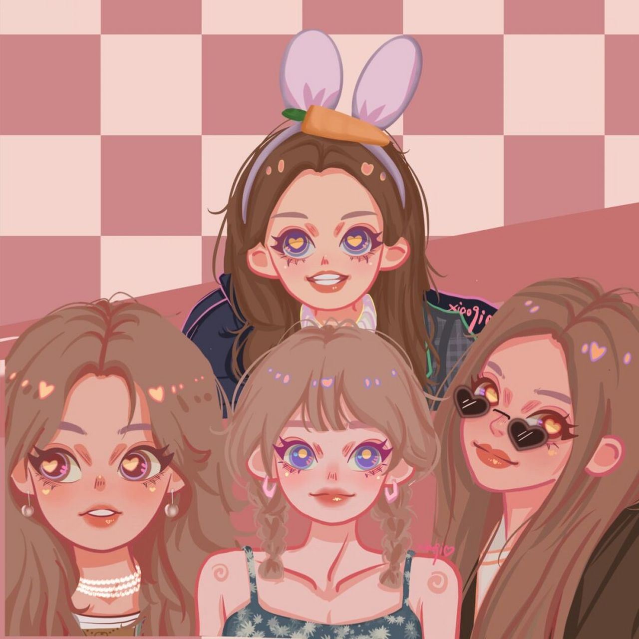 可做头像[害羞] #卡通头像# #头像分享# #手绘# #手绘头像# #pro