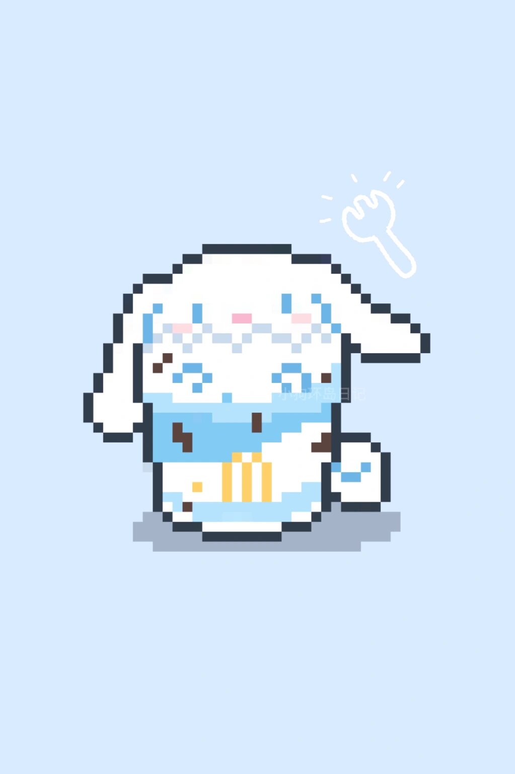 拼豆图纸/麦旋风玉桂狗