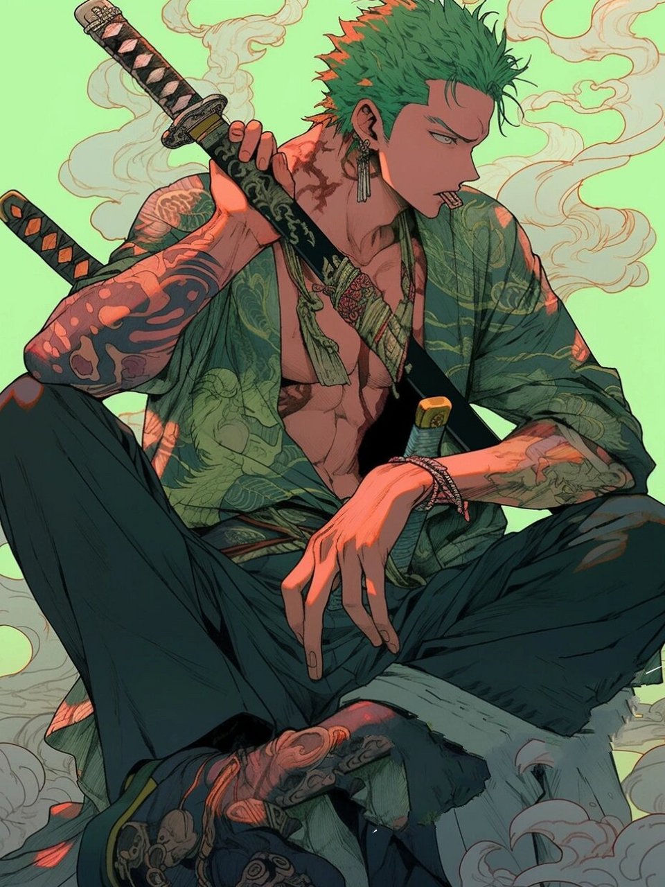 海贼王壁纸 | 索隆 | 肌肉猛男版 787878 禁止搬运/商用/二改