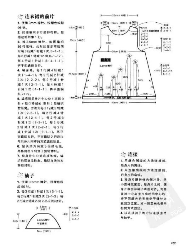 婴儿背心裙的织法图解图片