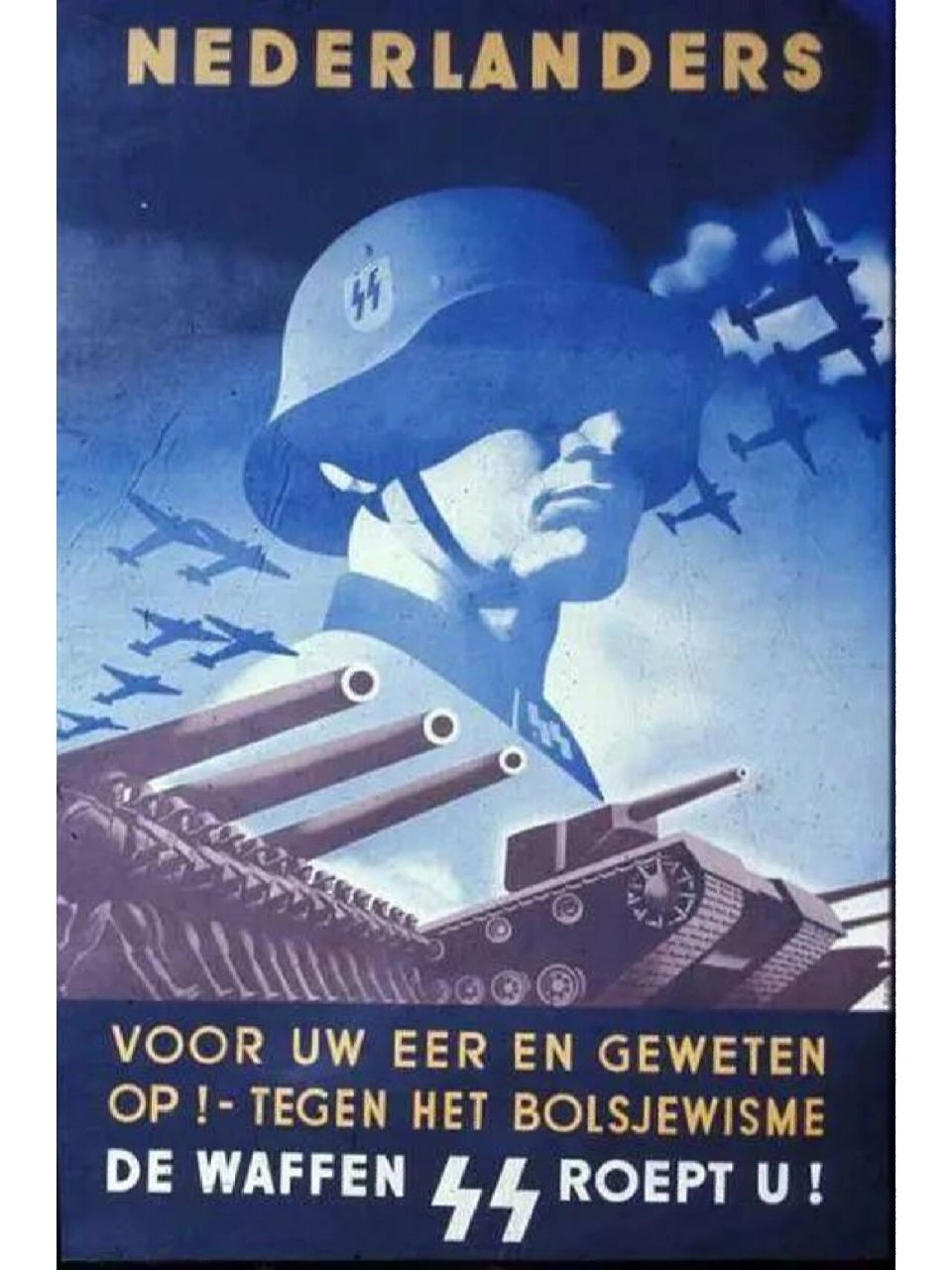 二战徳国在荷兰的征兵广告