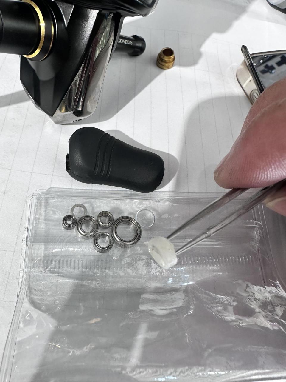 禧玛诺纺车轮轴承升级!sustain 2500型号轴承8 1升级13 1!