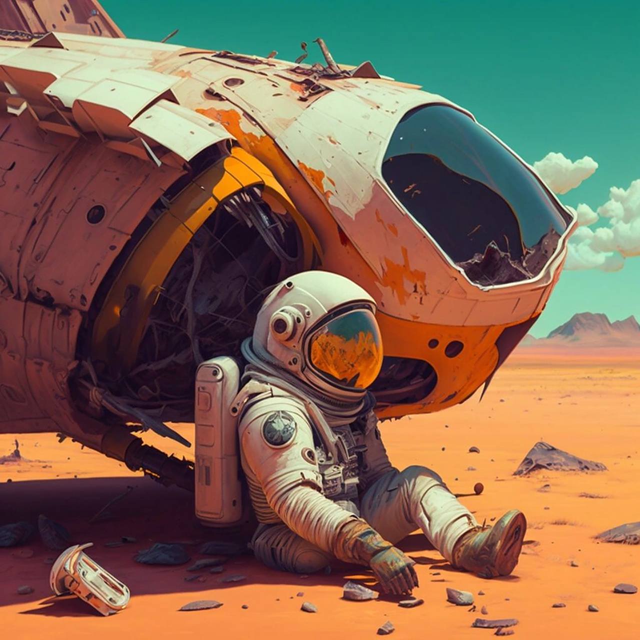 小众风格宇航员头像       高逼格头像分享