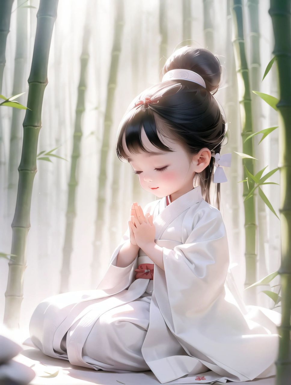 超级治愈的佛系女生头像