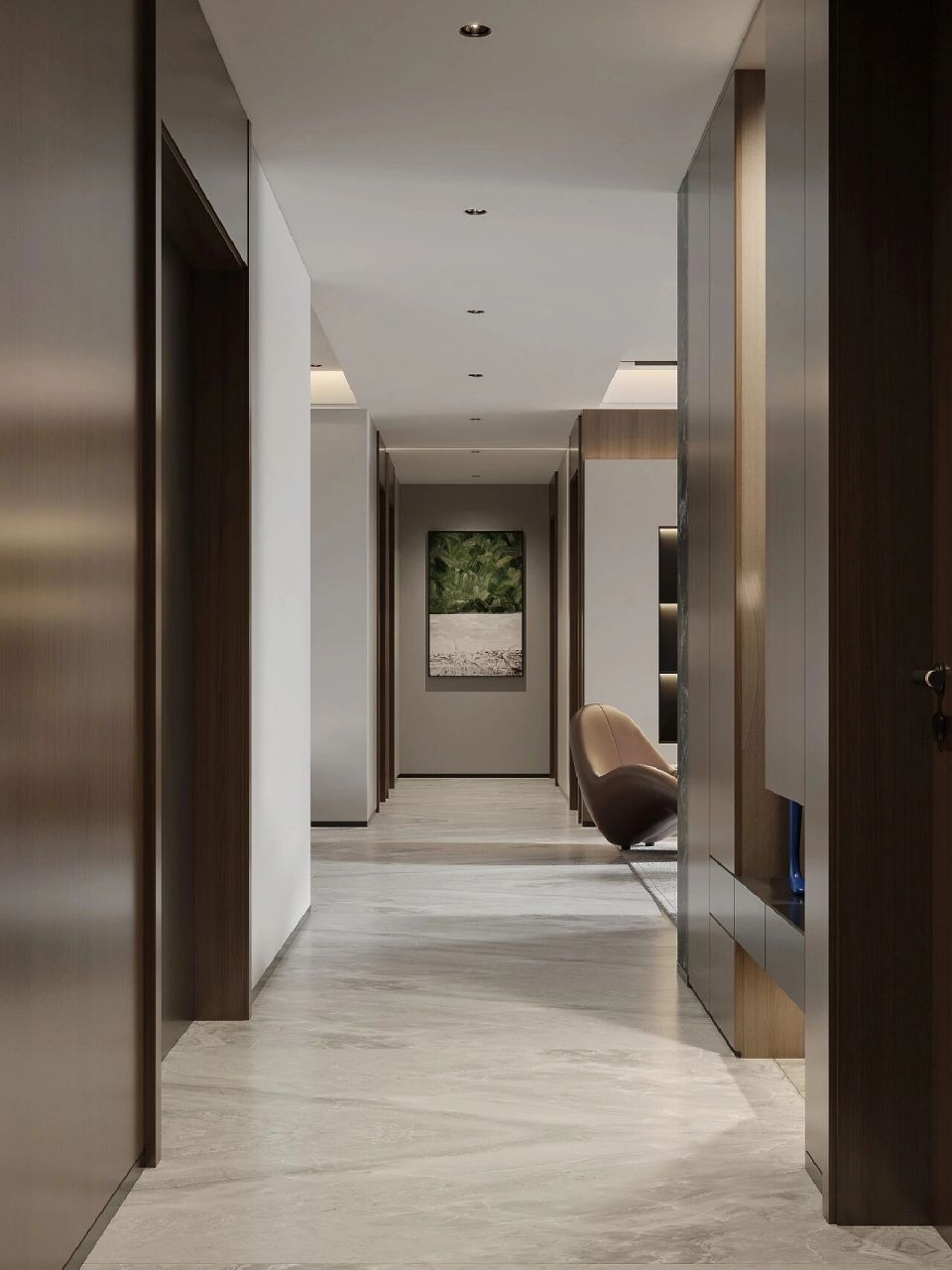 220㎡轻奢大平层|摩卡棕 灰咖色,内敛高级 94成都装修 新房装修