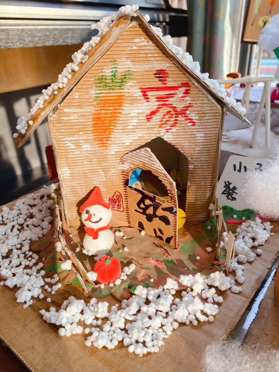 幼儿园冬季手工作品——雪人⛄️合集 关于冬季幼儿手工作品来