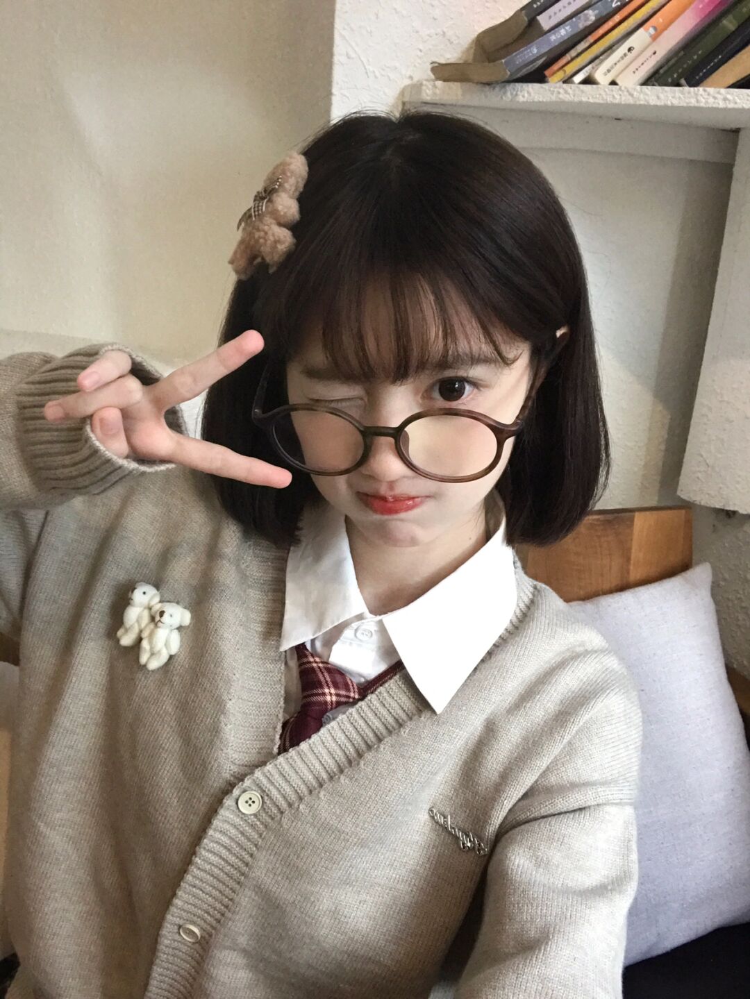 谁能拒绝短发学妹丨日杂眼镜分享