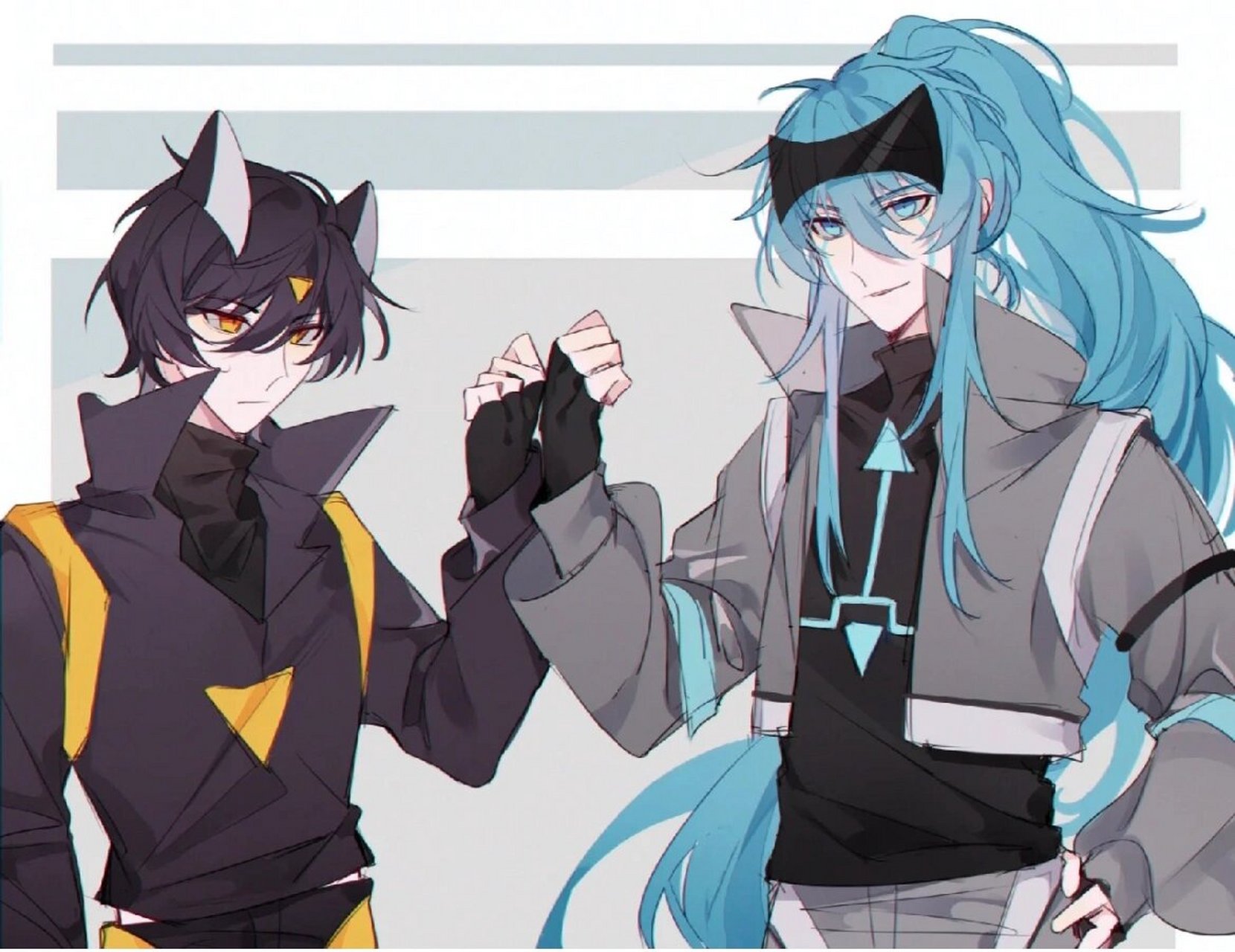 拟人之伽小 自我感觉, 加上猫耳耳朵后, 好可!