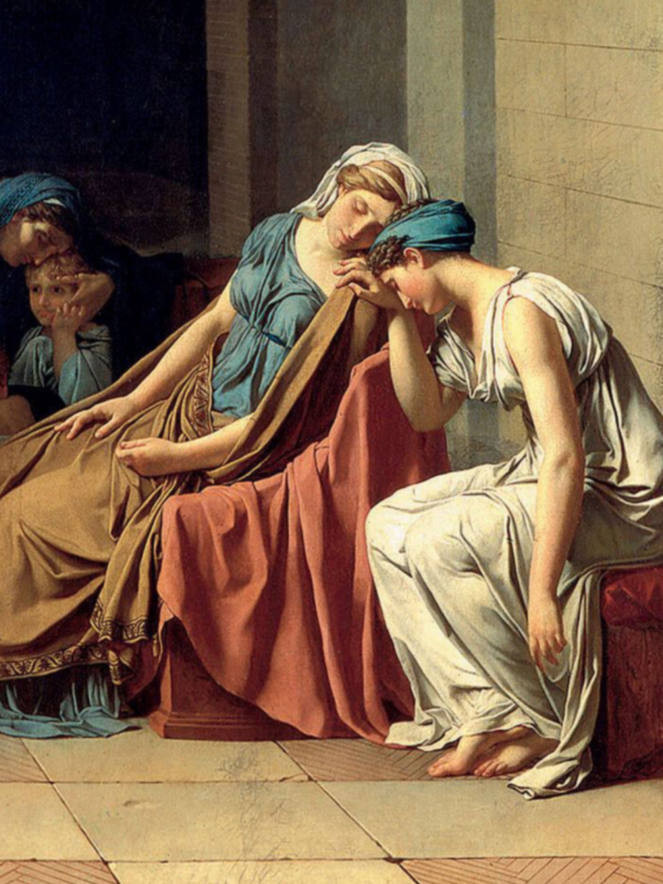 今天你看画了吗|荷拉斯兄弟之誓 作品名称:the oath of horatii 中文