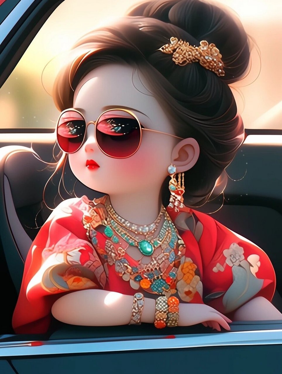 女生头像||豪里豪气的小胖妞00