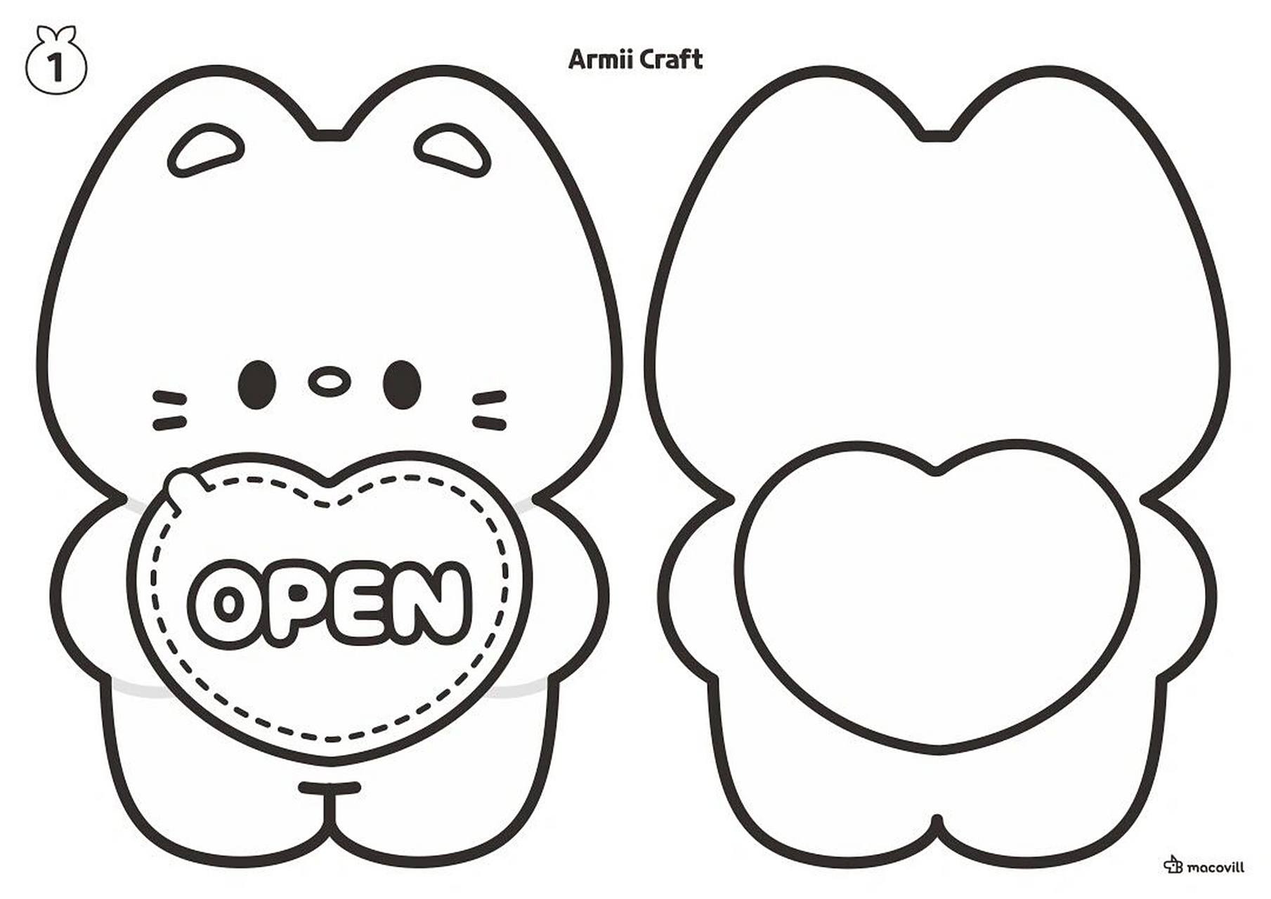 02可爱惊喜盲袋捏捏～ 彩色版&涂色版 ☆分享是美