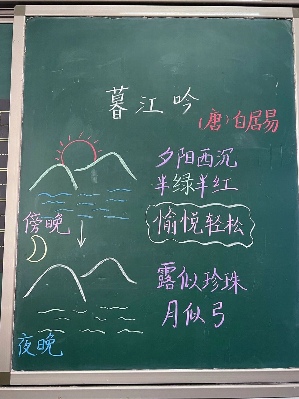 古诗《画》板书图片