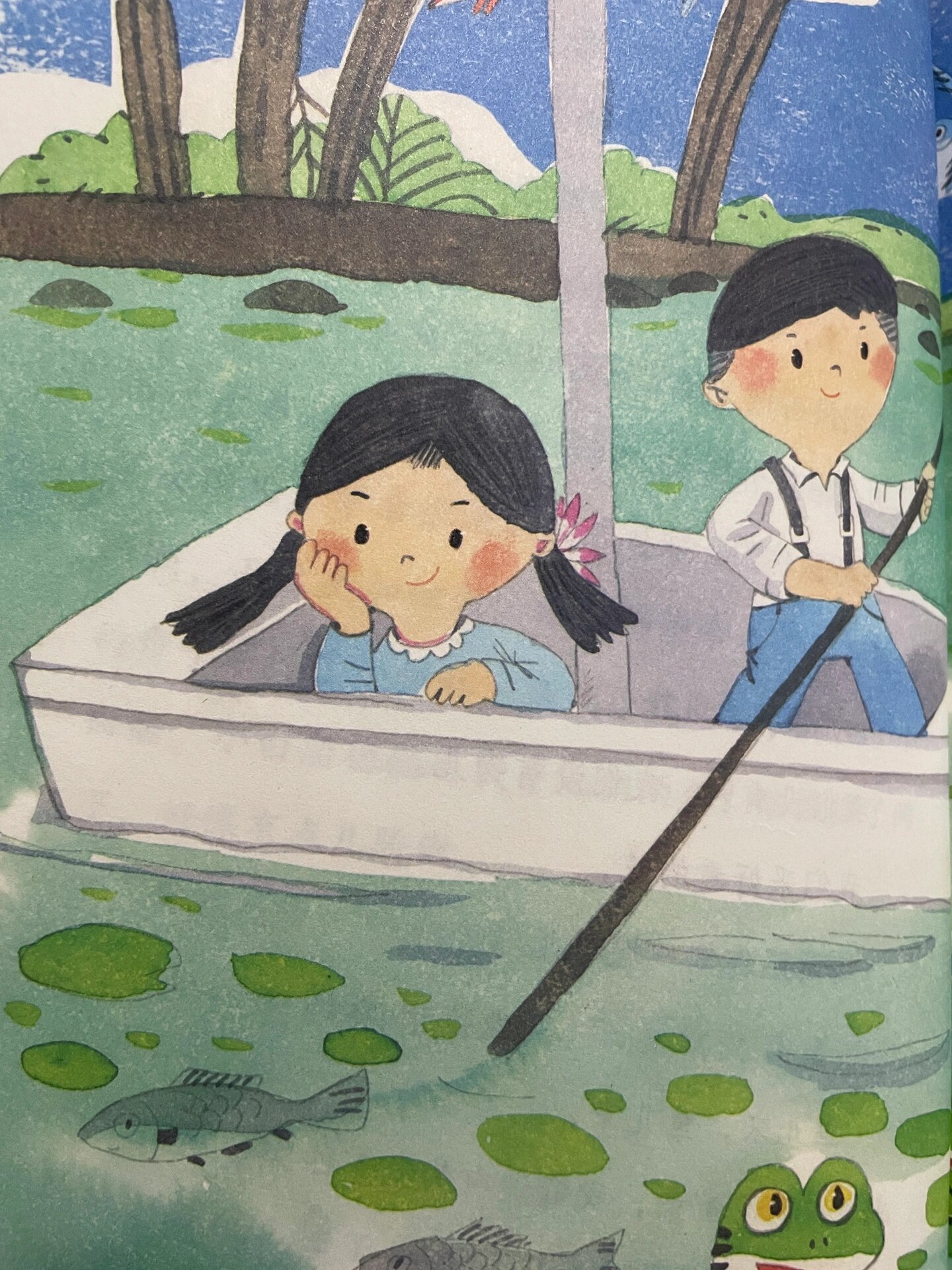 《稻草人》之小白船🚤读书笔记 鸟儿为什么唱歌呀?