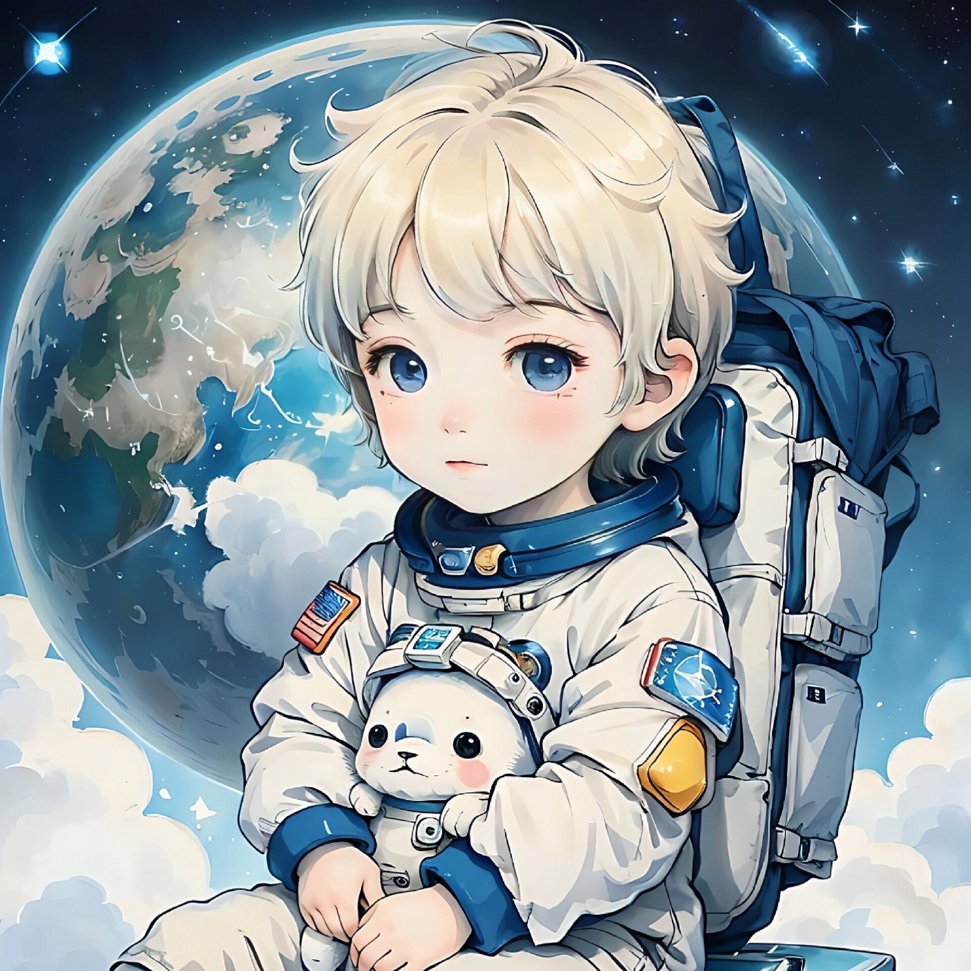 宇航服系列男生头像‖太空系列情侣头像