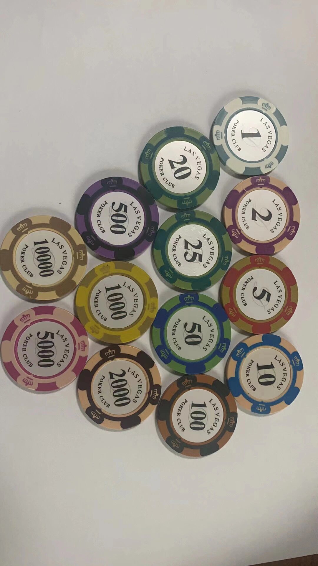 筹码币德州扑克麻将筹码卡片棋牌室专用码游