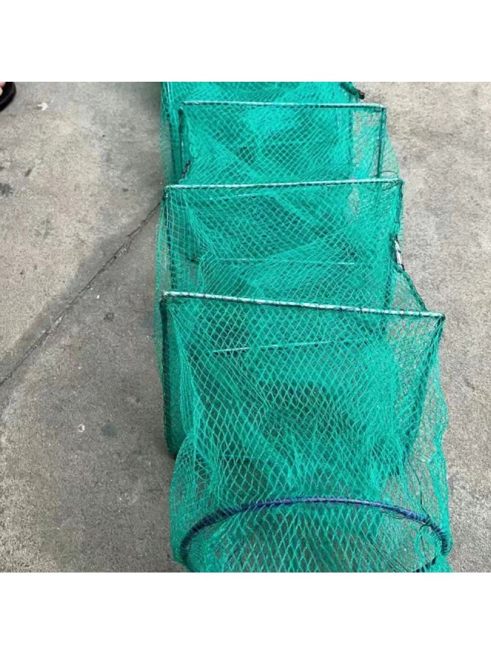 纯手工制作地笼!