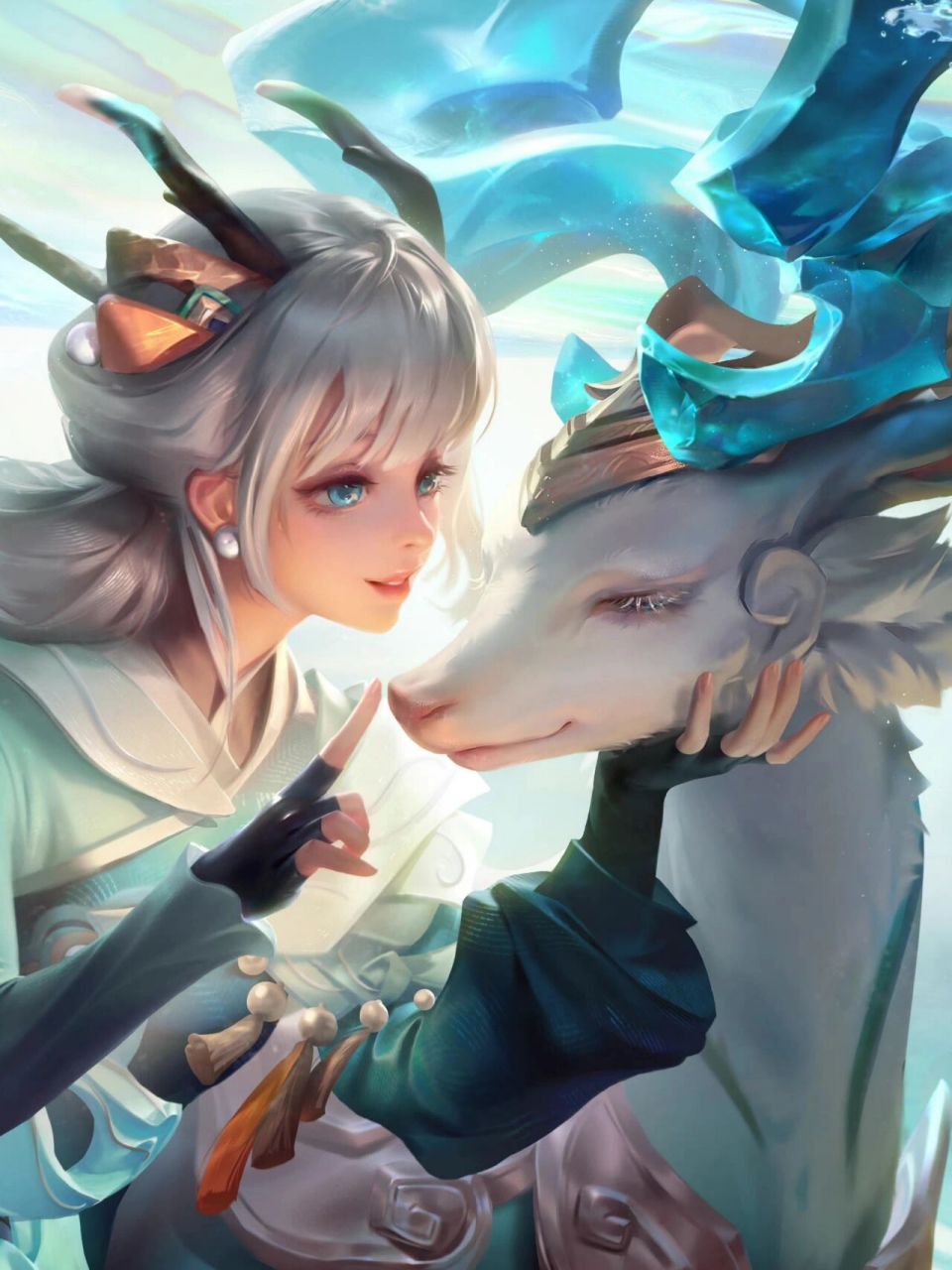 瑶兔限新皮肤 山海碧波行 高清无水印美宣