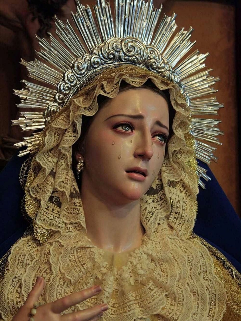 每日艺术|哭泣的圣母玛利亚74inspiration - 痛苦圣母(our lady of