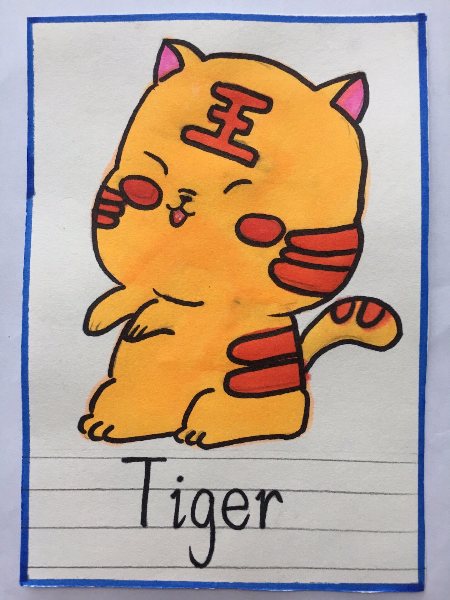 十二生肖英语卡片