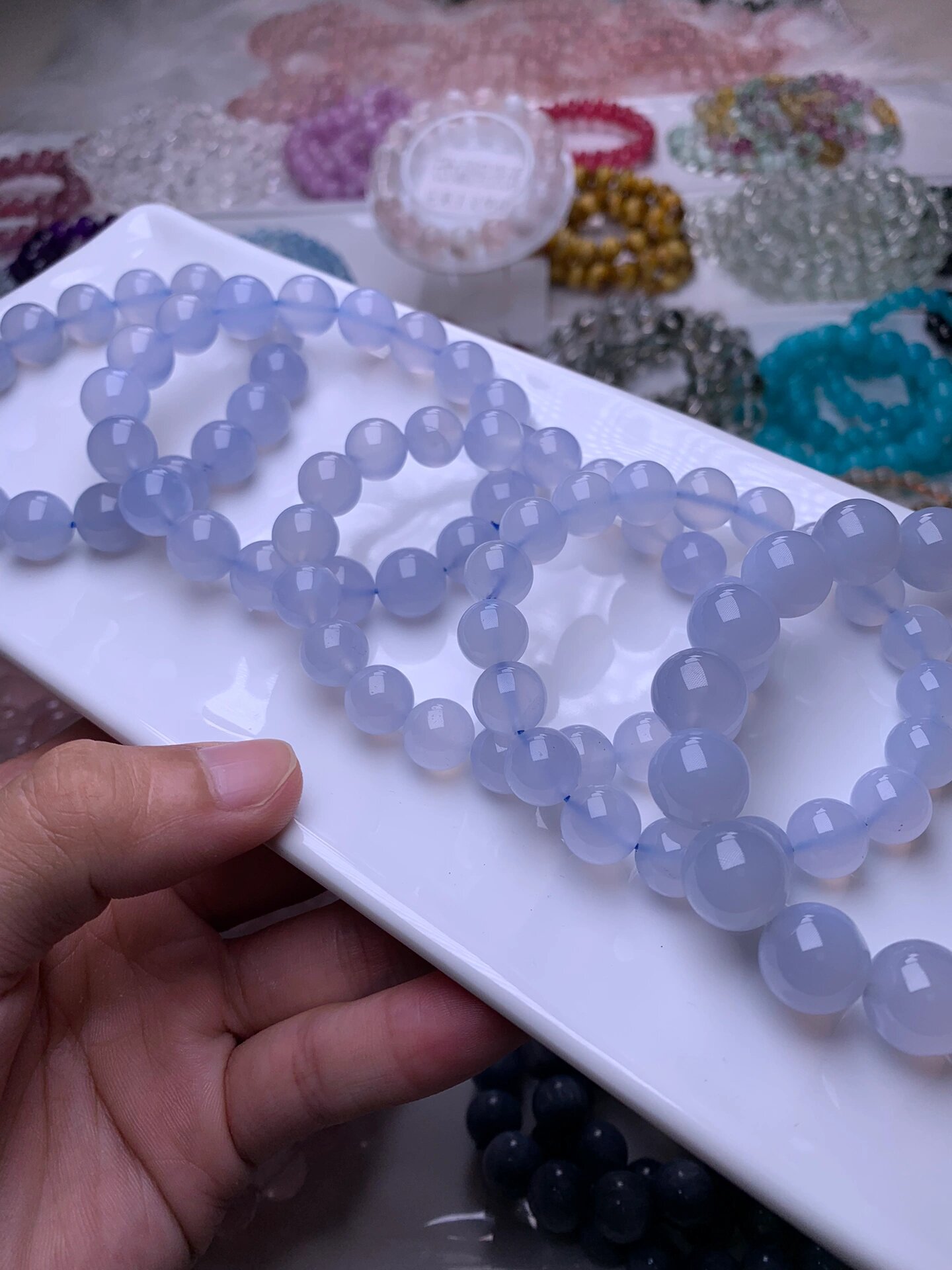 水润土耳其蓝玉髓3元克价