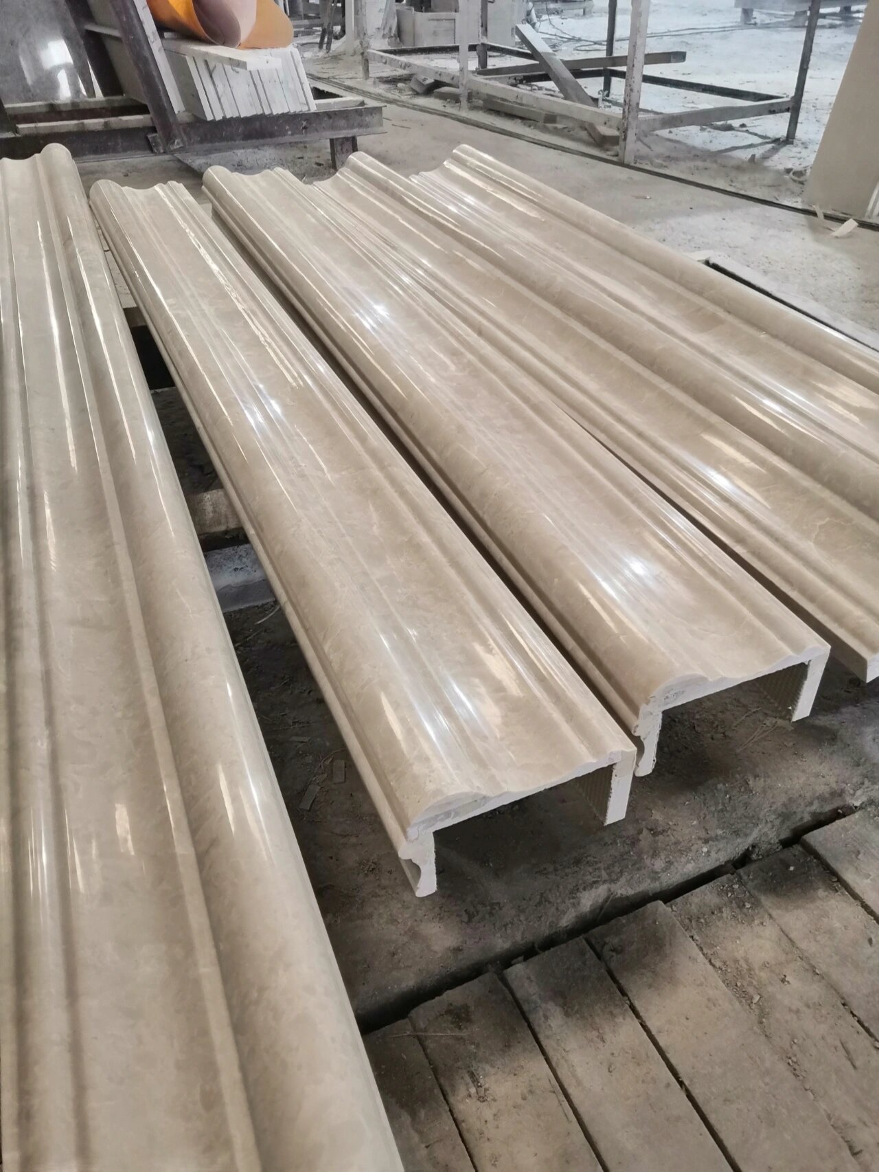 天然大理石门套线条