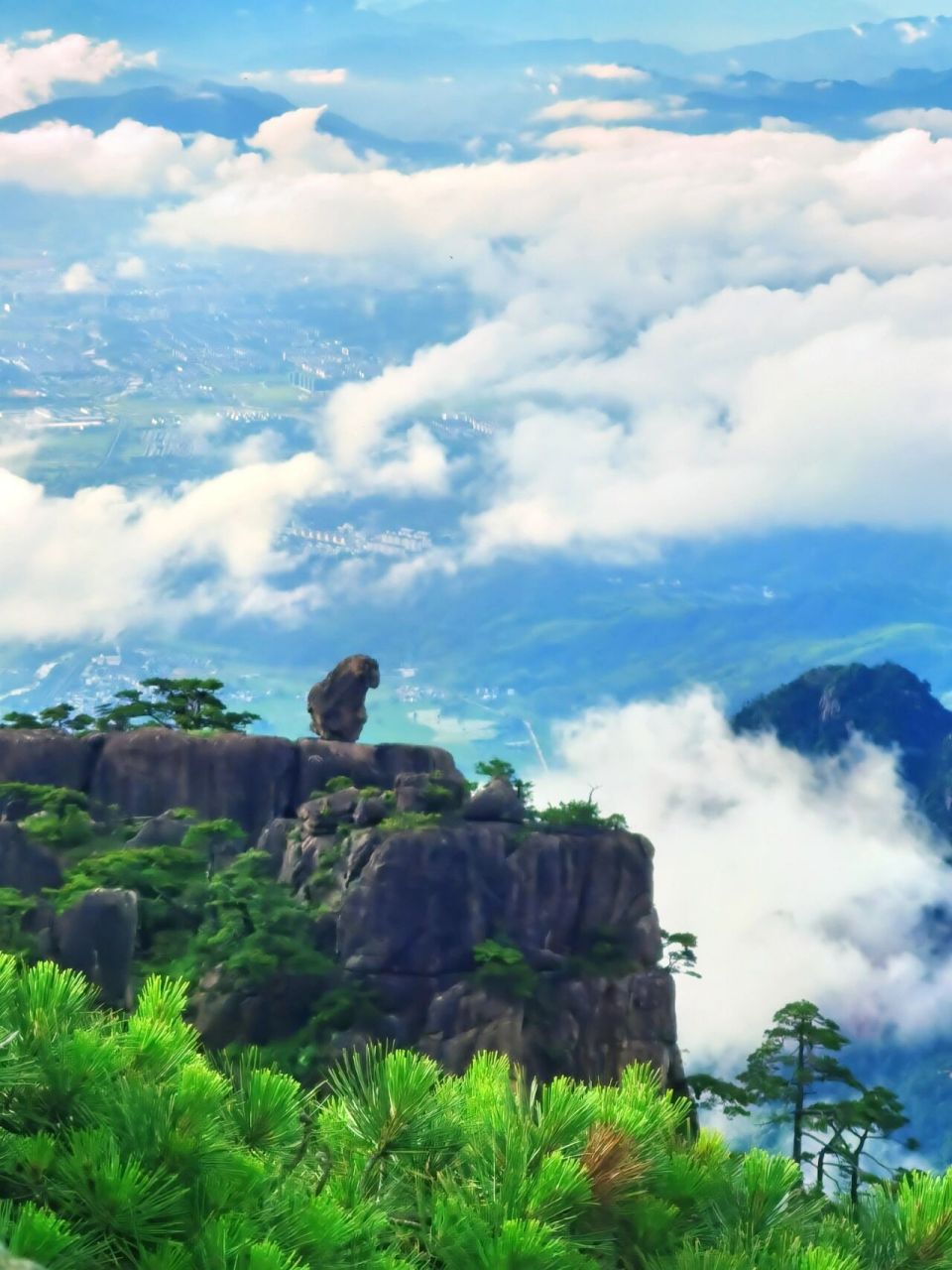 黄山猴子观海我们来了,风景好