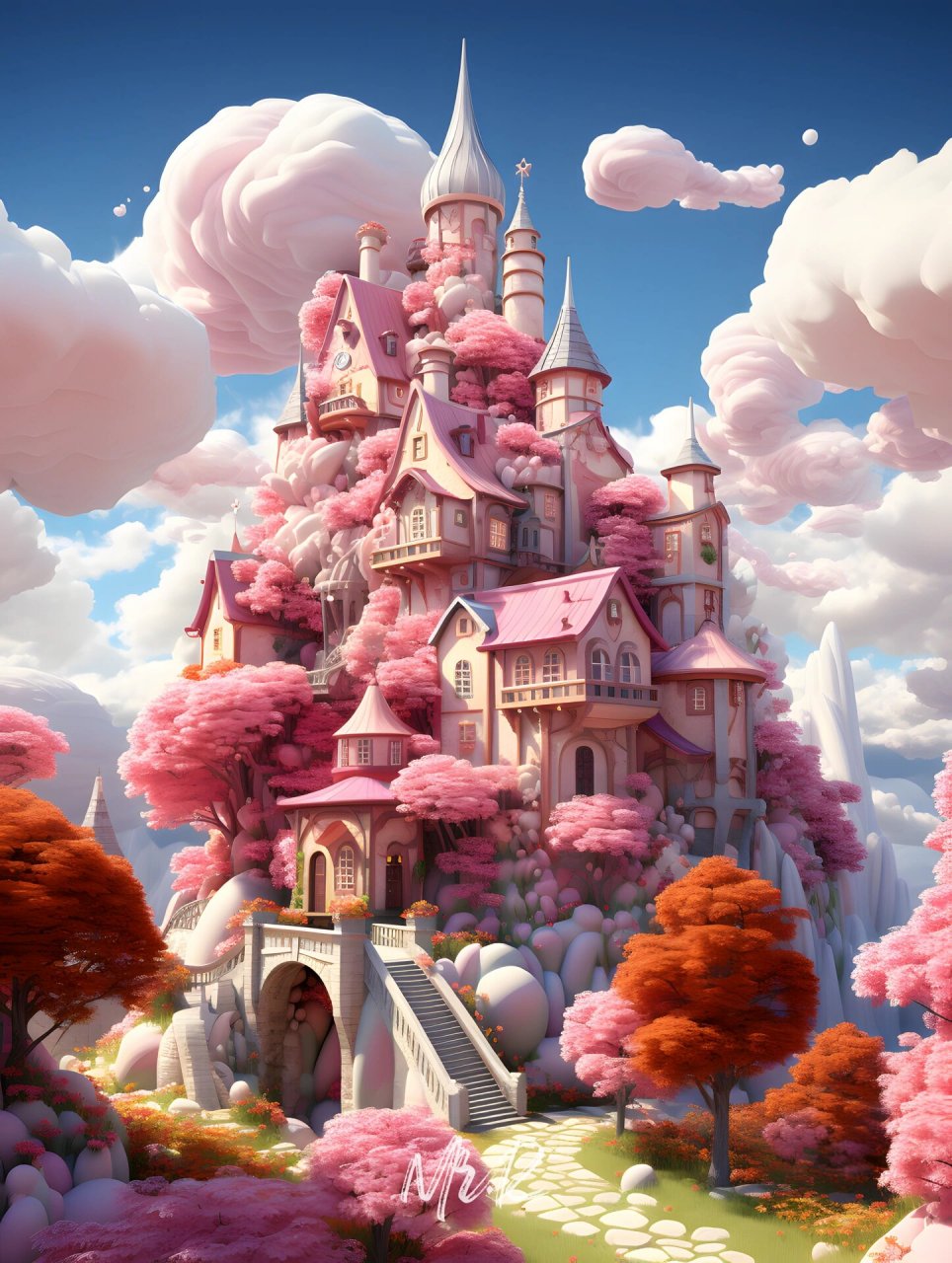 城堡幻想-ai绘画96