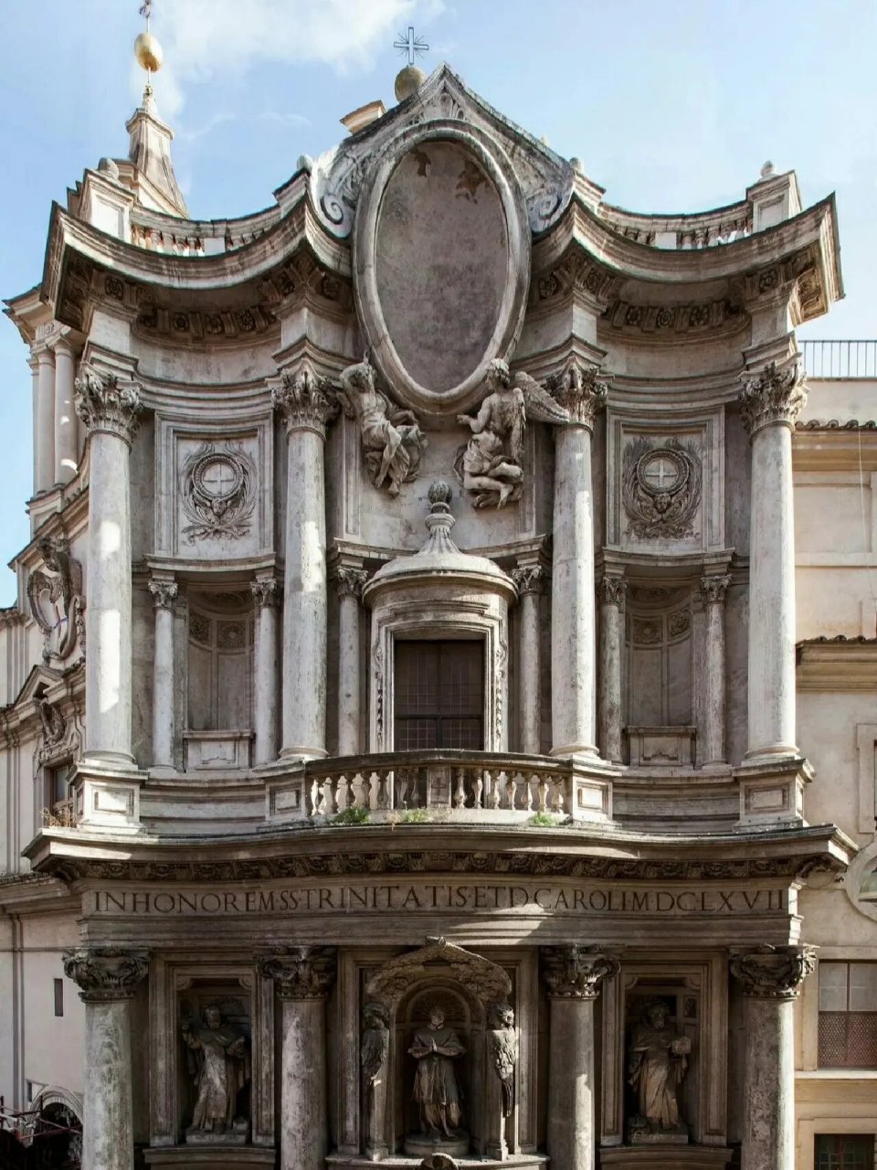 四泉圣卡罗教堂平面图图片