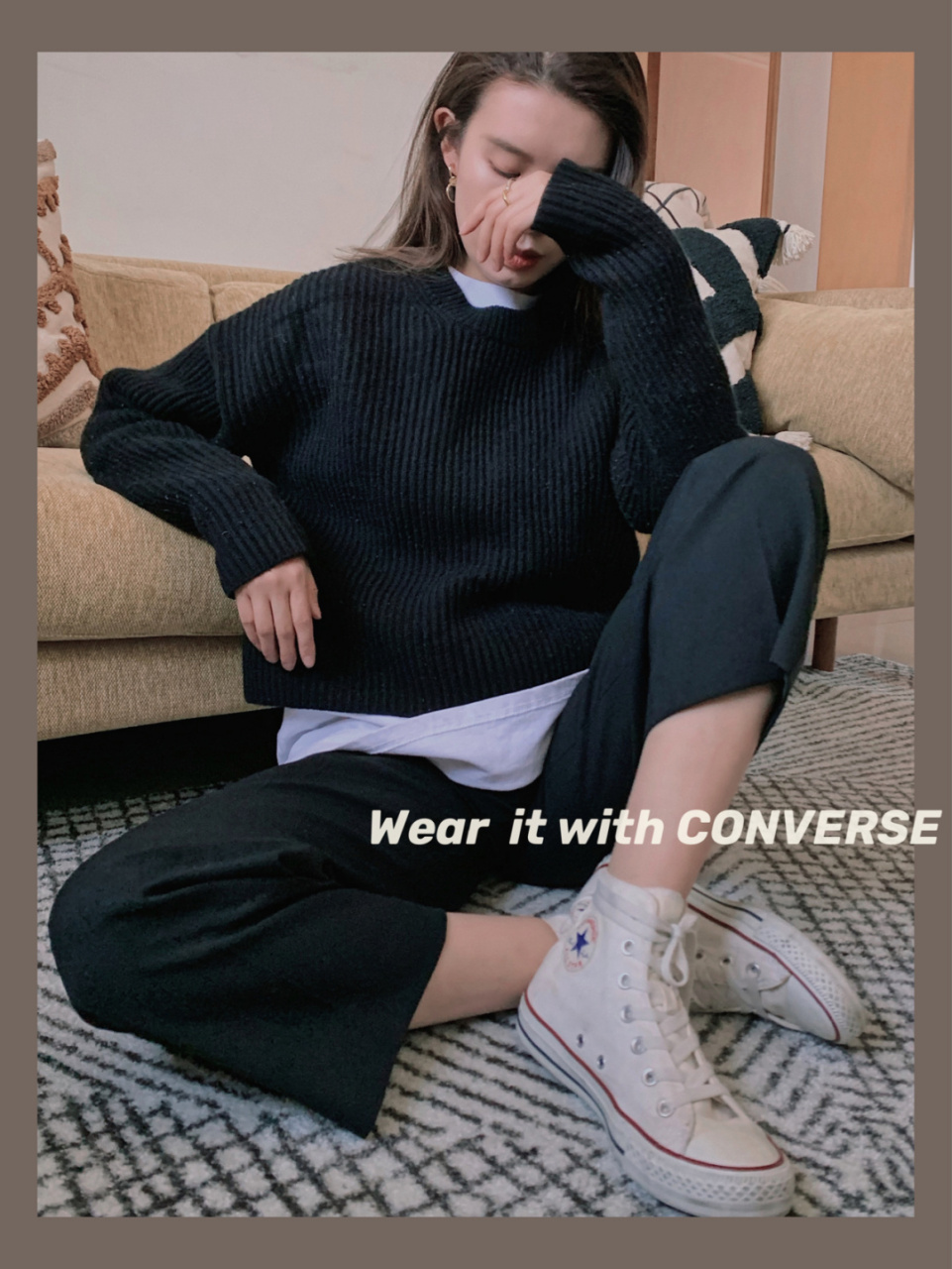 穿搭|白色converse的96615套穿搭 这双高帮白色匡威竟然是我高中