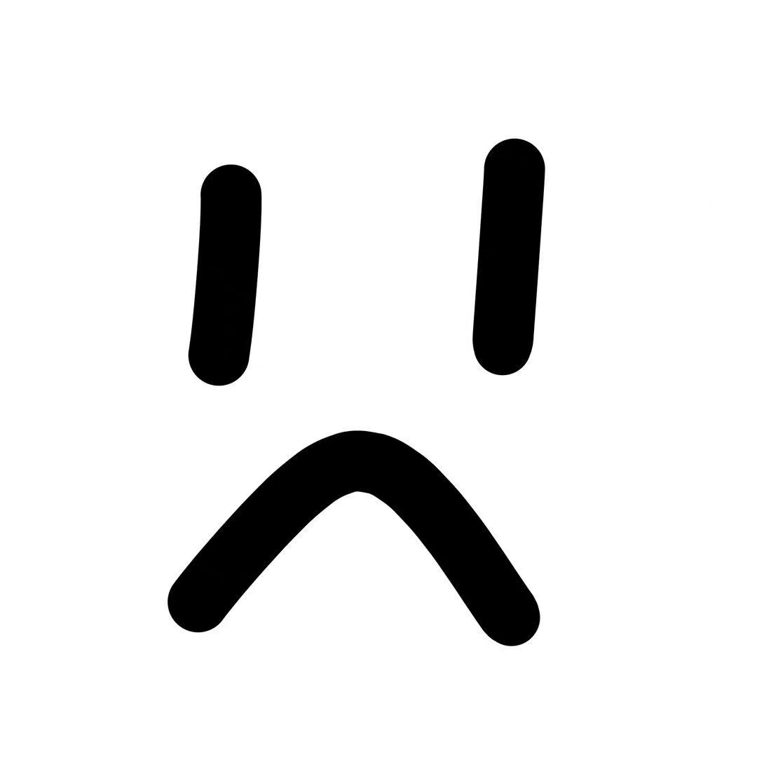 简约表情白底头像