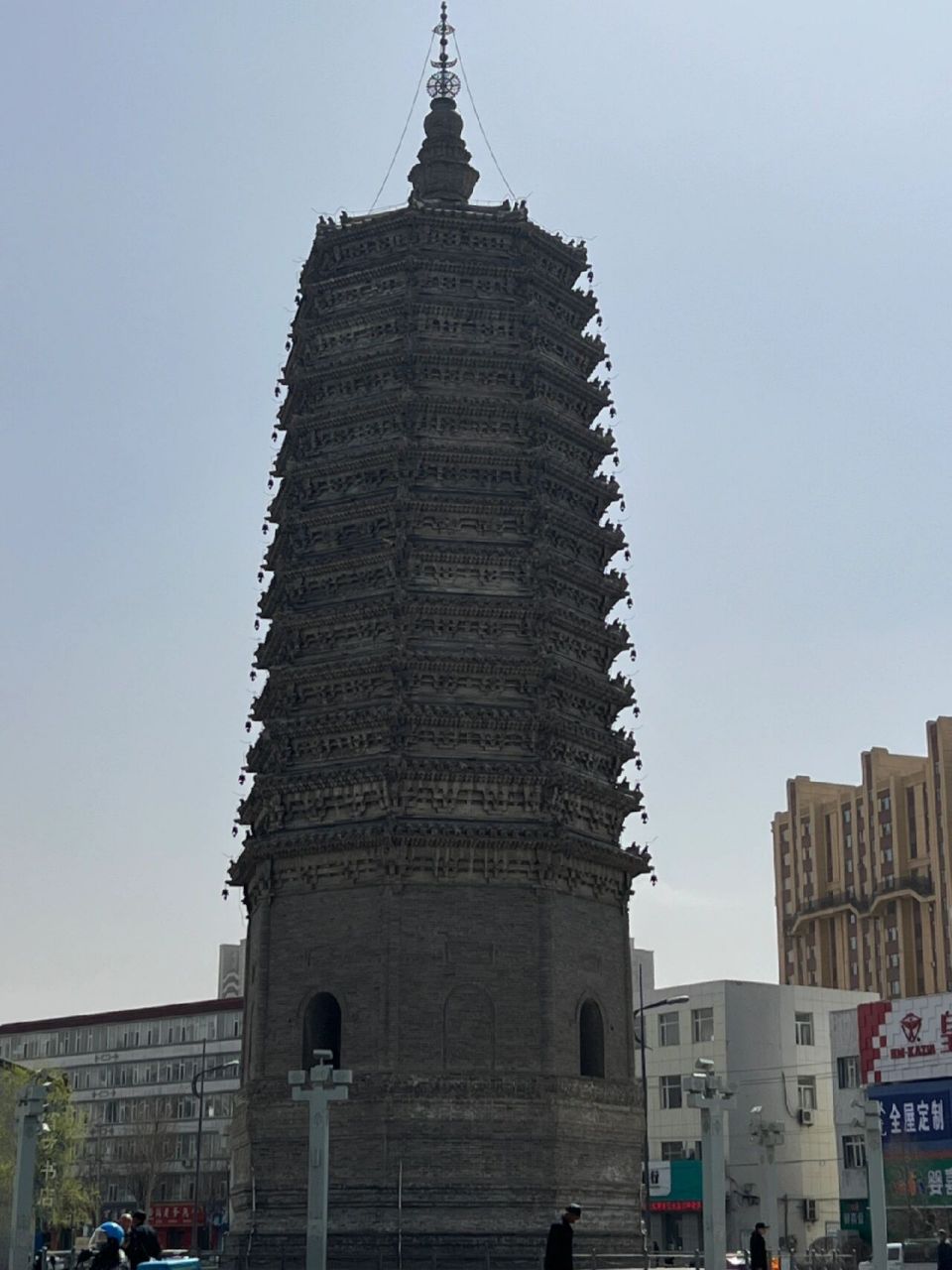 农安辽塔,路过一景点   遥想当年金戈铁马 农安古塔坐落在吉林省长春