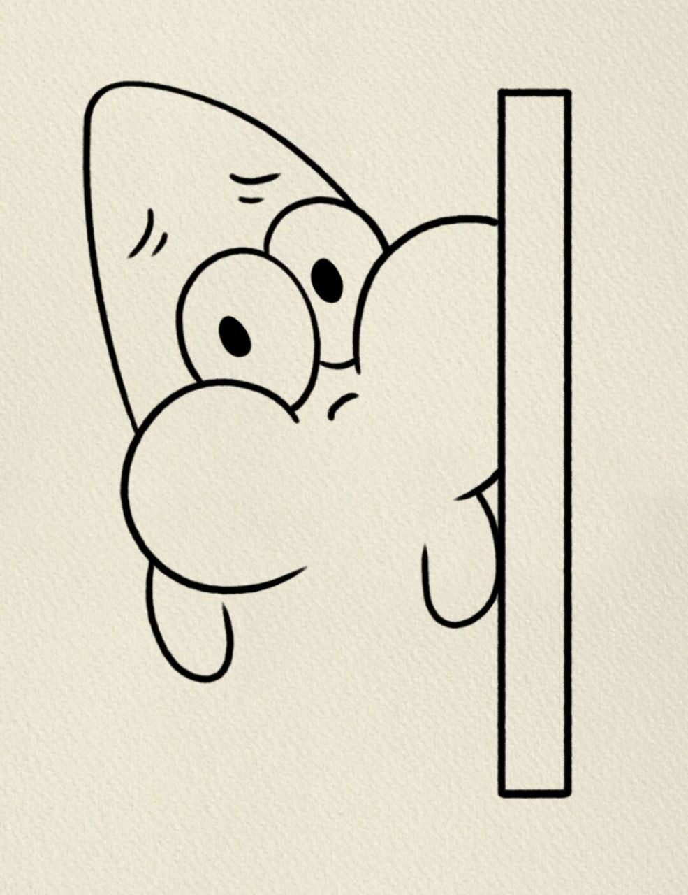 派大星简笔画 #派大星# #海绵宝宝# #海绵宝宝和派大星# #海绵宝宝