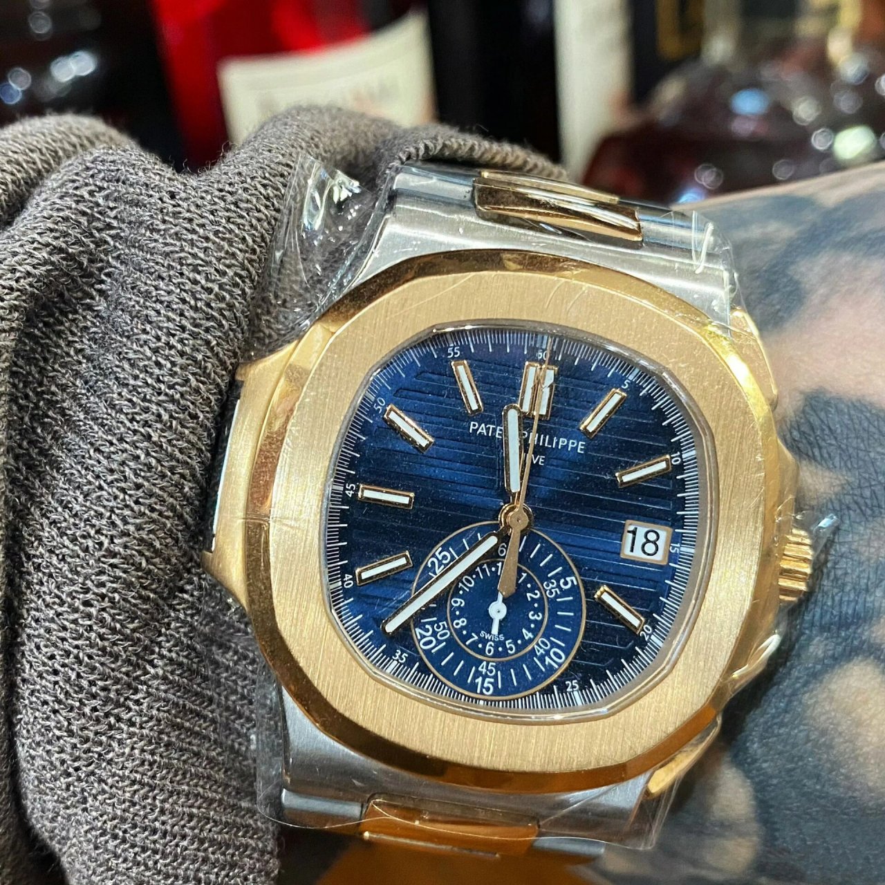 只为下一代保管的百达翡丽7815 百达翡丽5980/1ar-001间金渐变