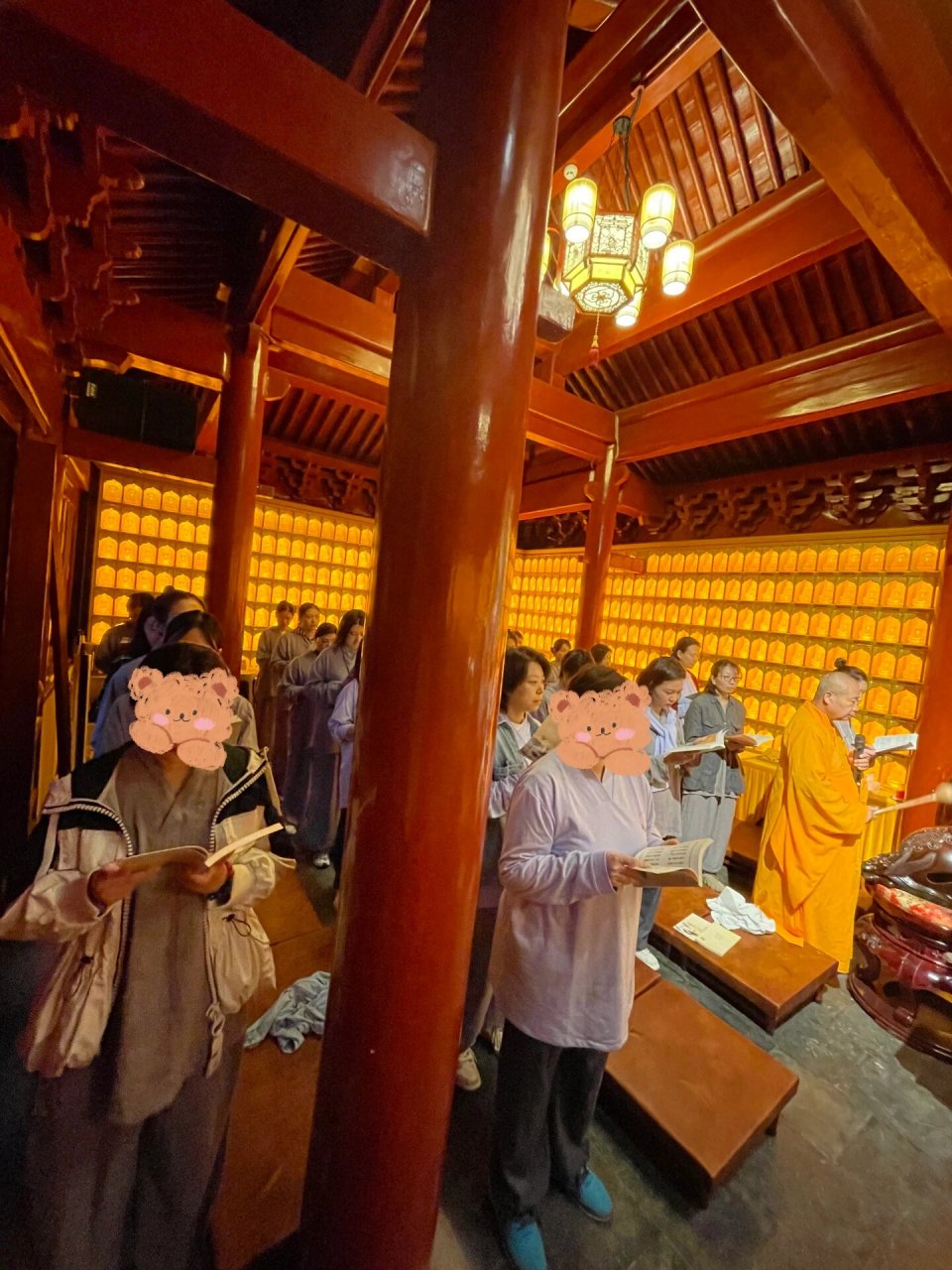 男朋友终于成功报名北京朝阳寺的禅修营