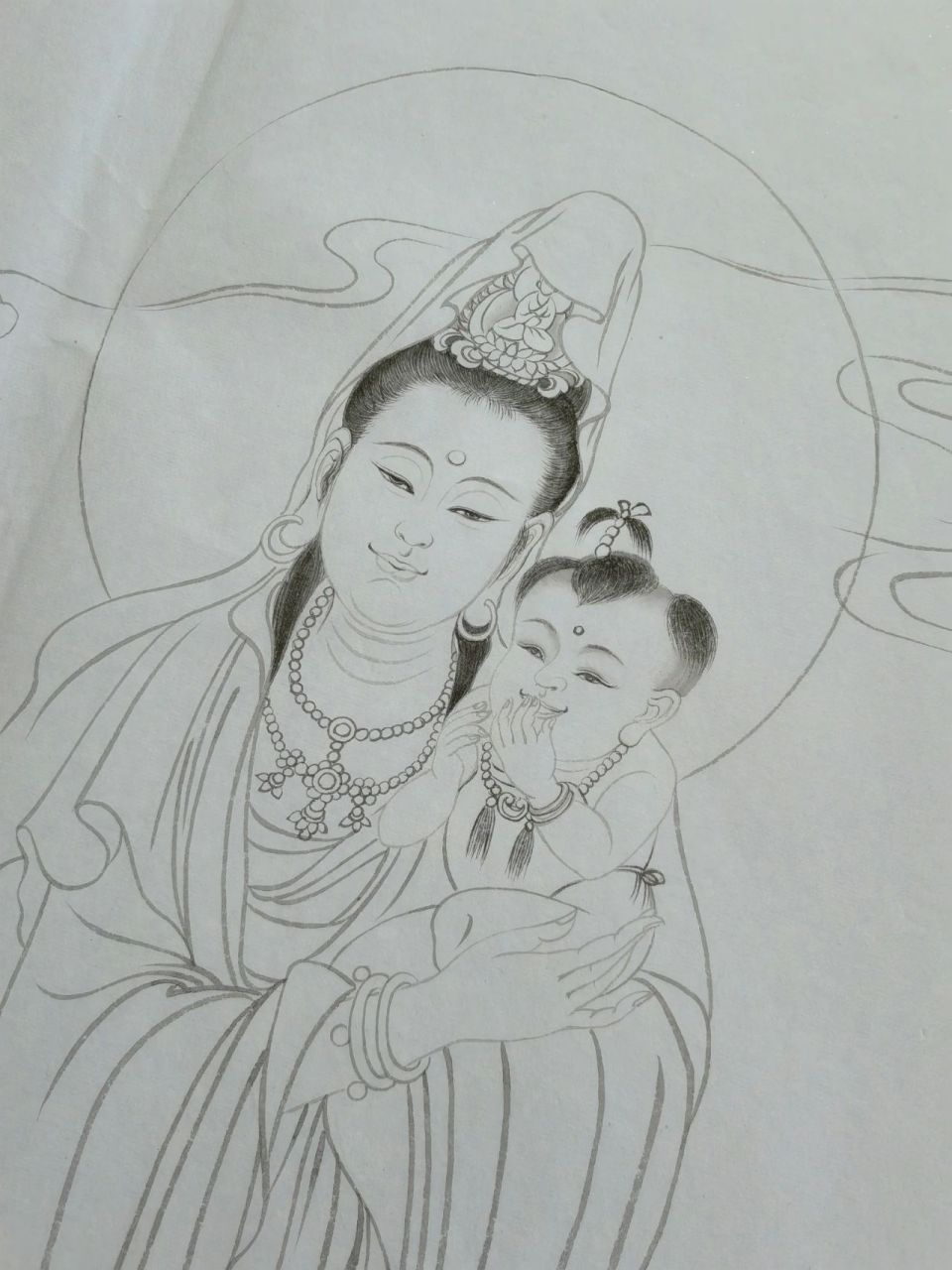 三十三观音相之送子观音
