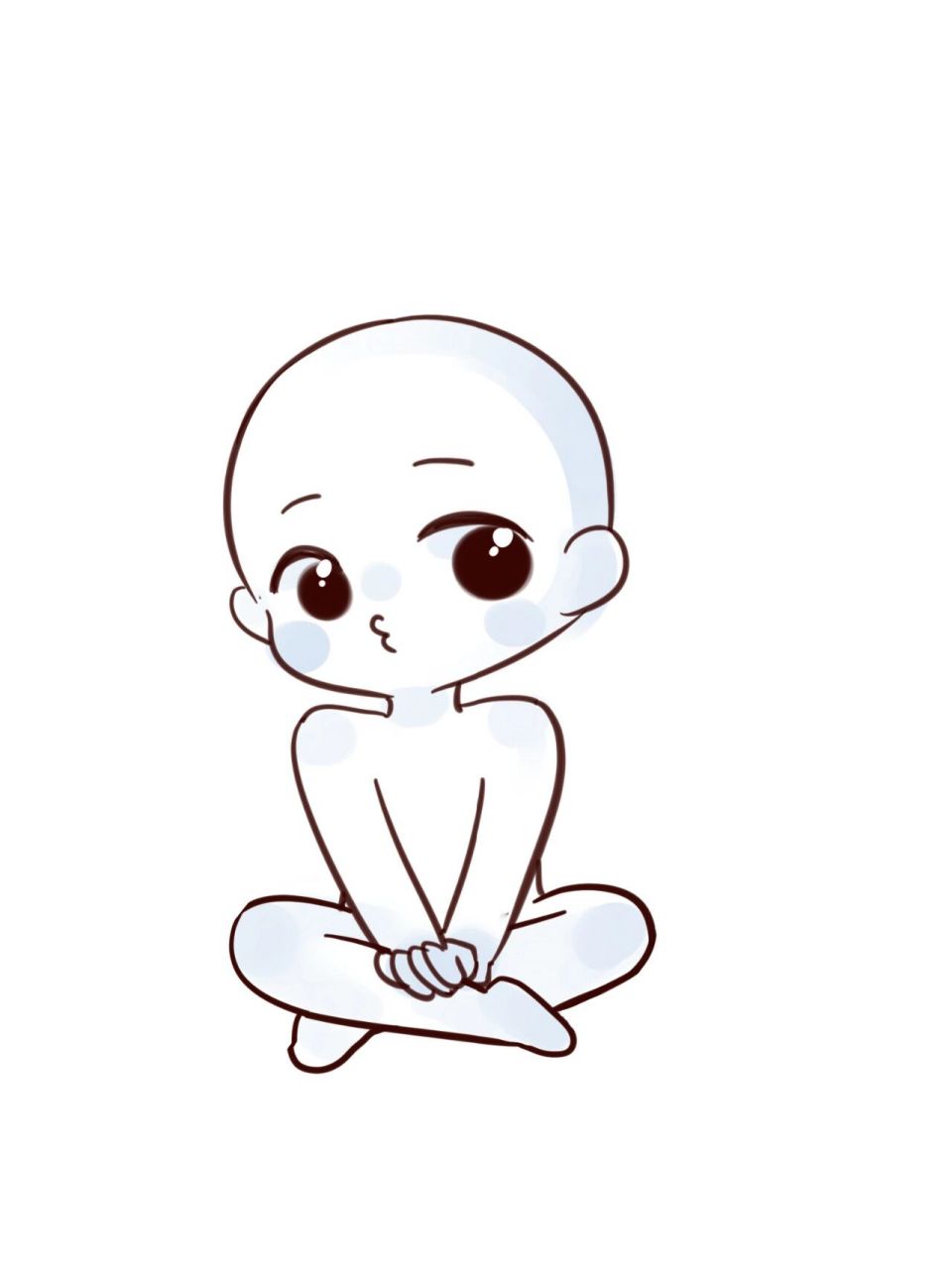 q版坐姿素材合集大放送!