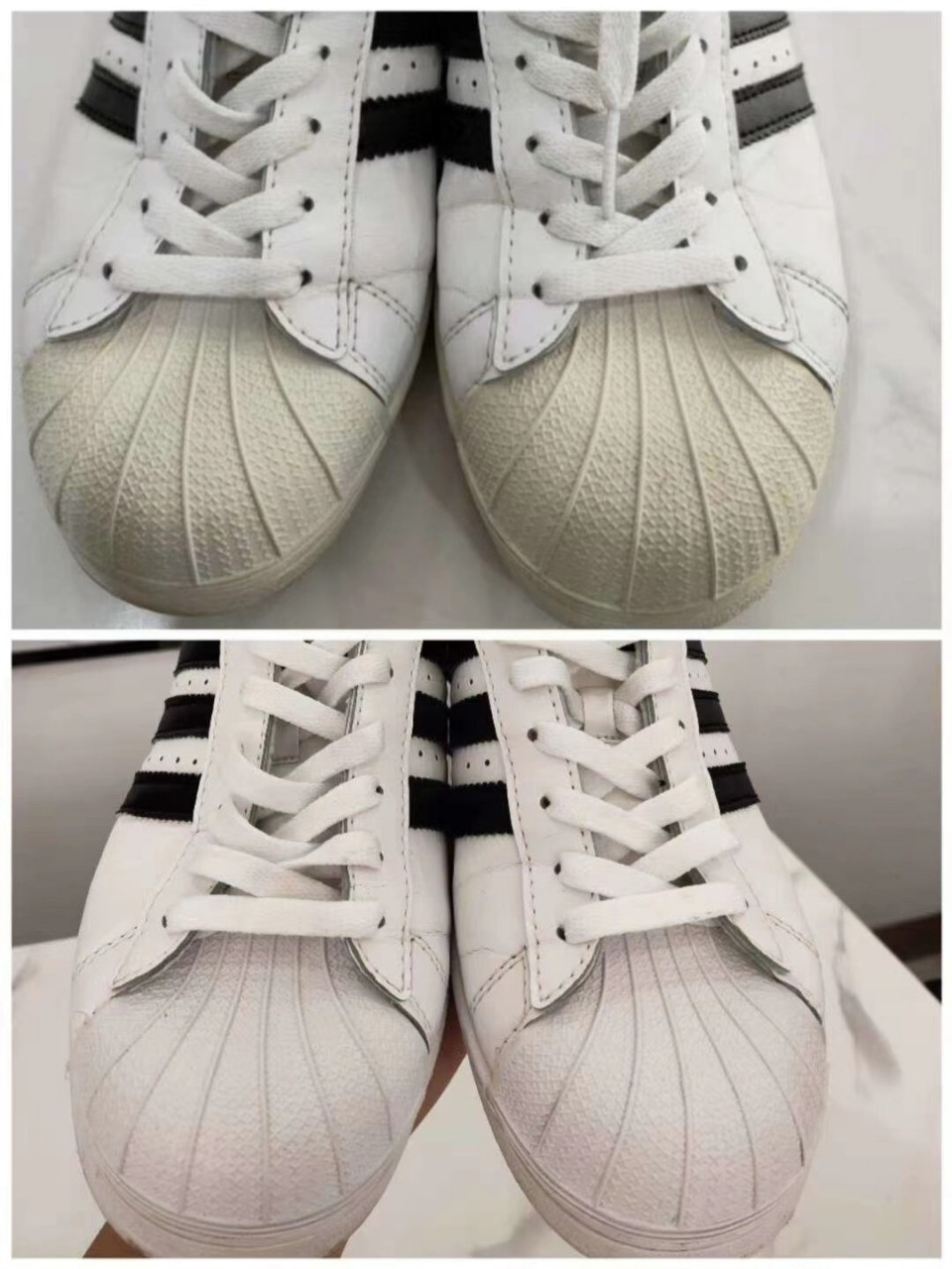 鞋子衣服清洗前后对比图