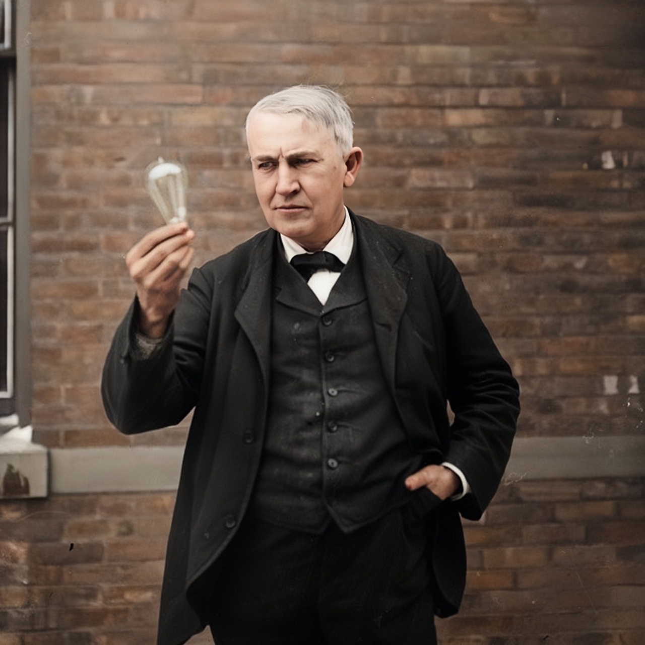 爱迪生 1911年,爱迪生. 感觉像昨天拍摄的.