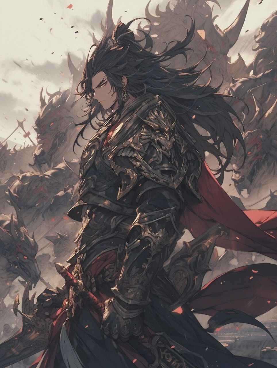 每日一画画|9个帅气将军,你最吃哪个颜?