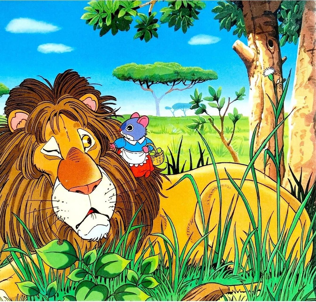 狮子和老鼠 | 平田昭吾 | 老鼠报恩的故事❤ 童话里的老鼠真真很多