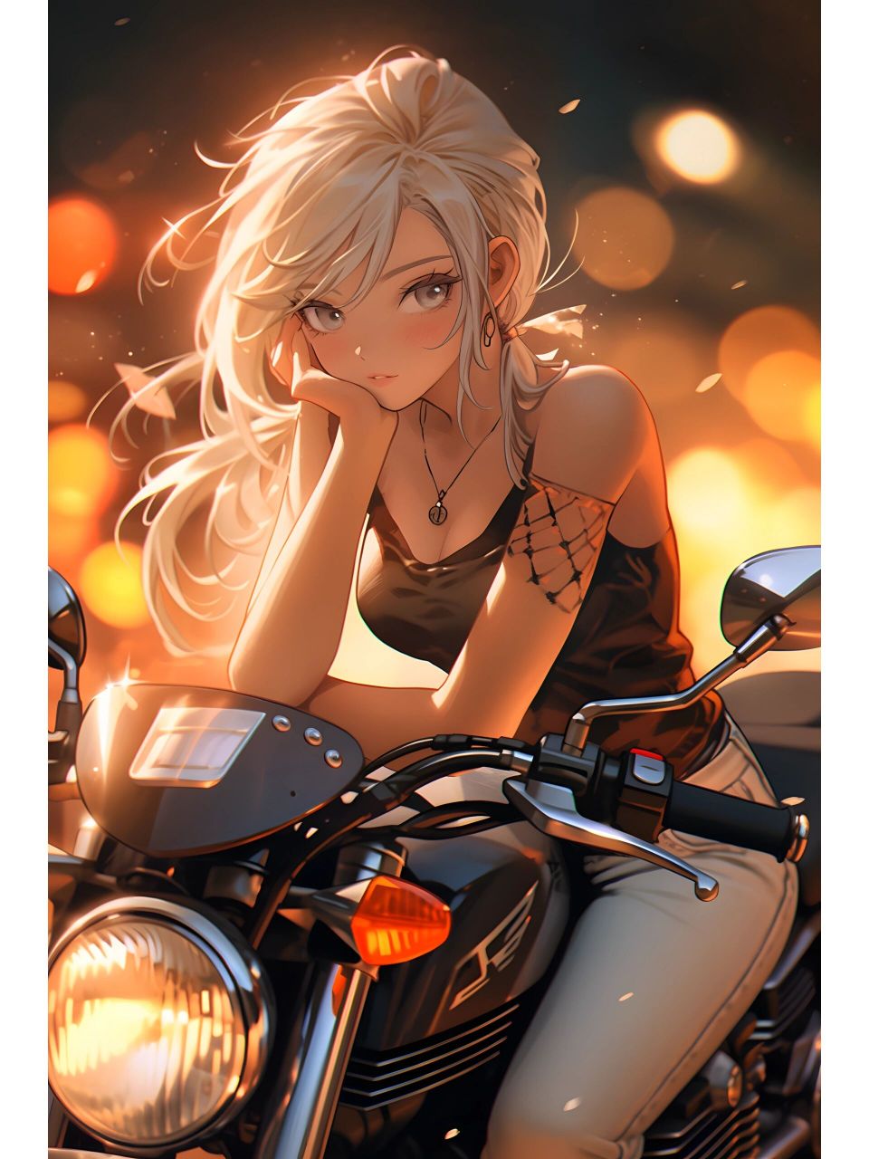 机车女孩 go! |又酷又飒的女生头像