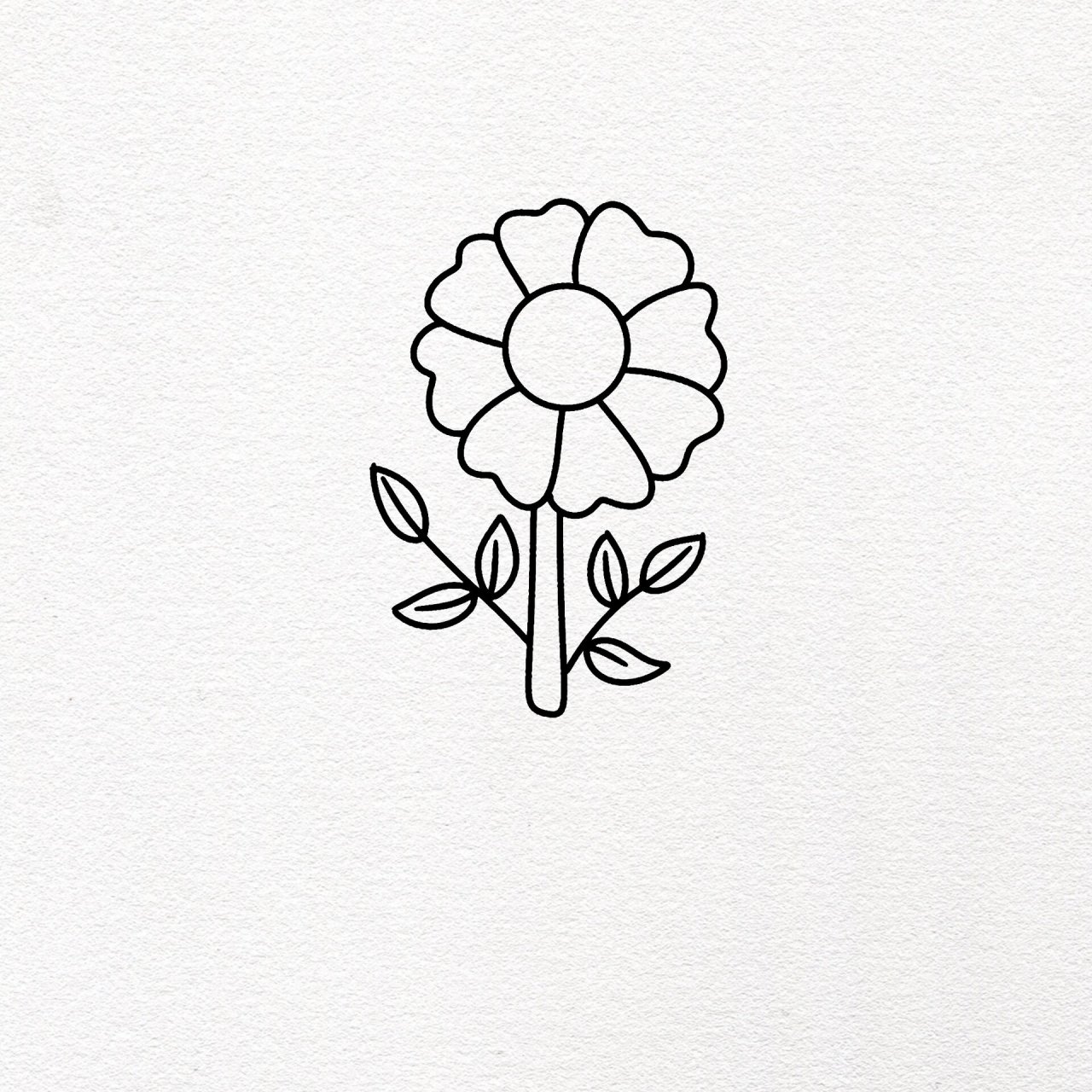 适合幼儿园小朋友绘画的花朵简笔画 适合幼儿园小朋友绘画的花朵简笔