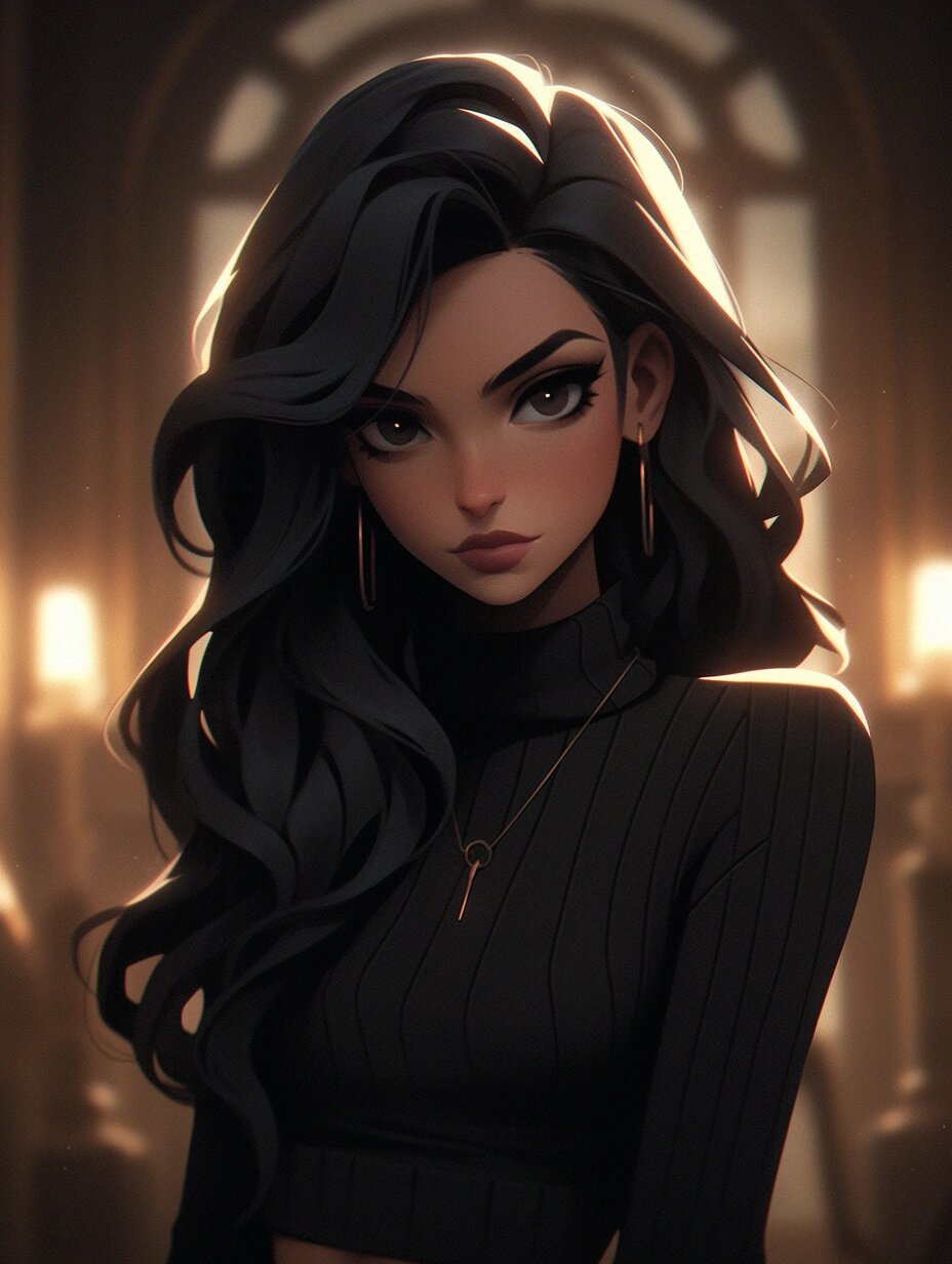 暗黑系头像丨欧美风丨女生头像