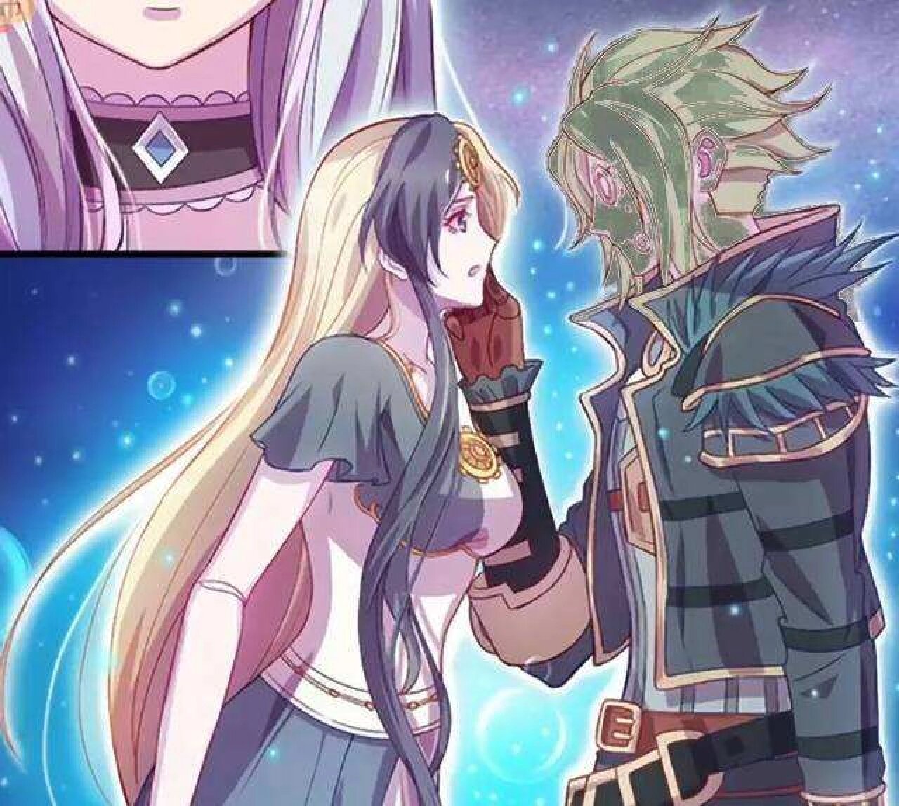 叶罗丽精灵梦 白光莹&庞尊 漫画