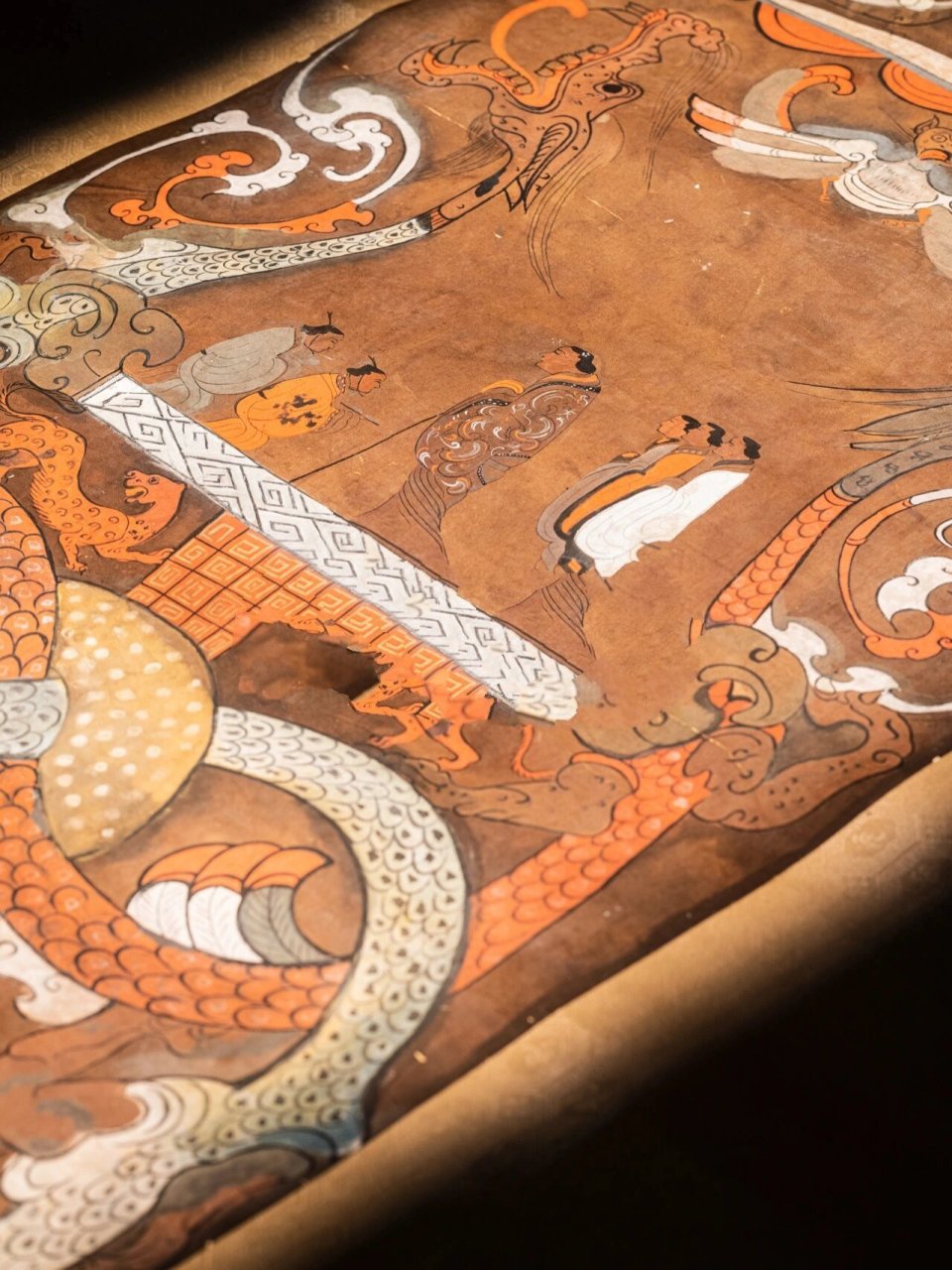 马王堆永生之梦|辛追t形帛画|湖南省博物馆 辛追墓t形帛画 西汉初期