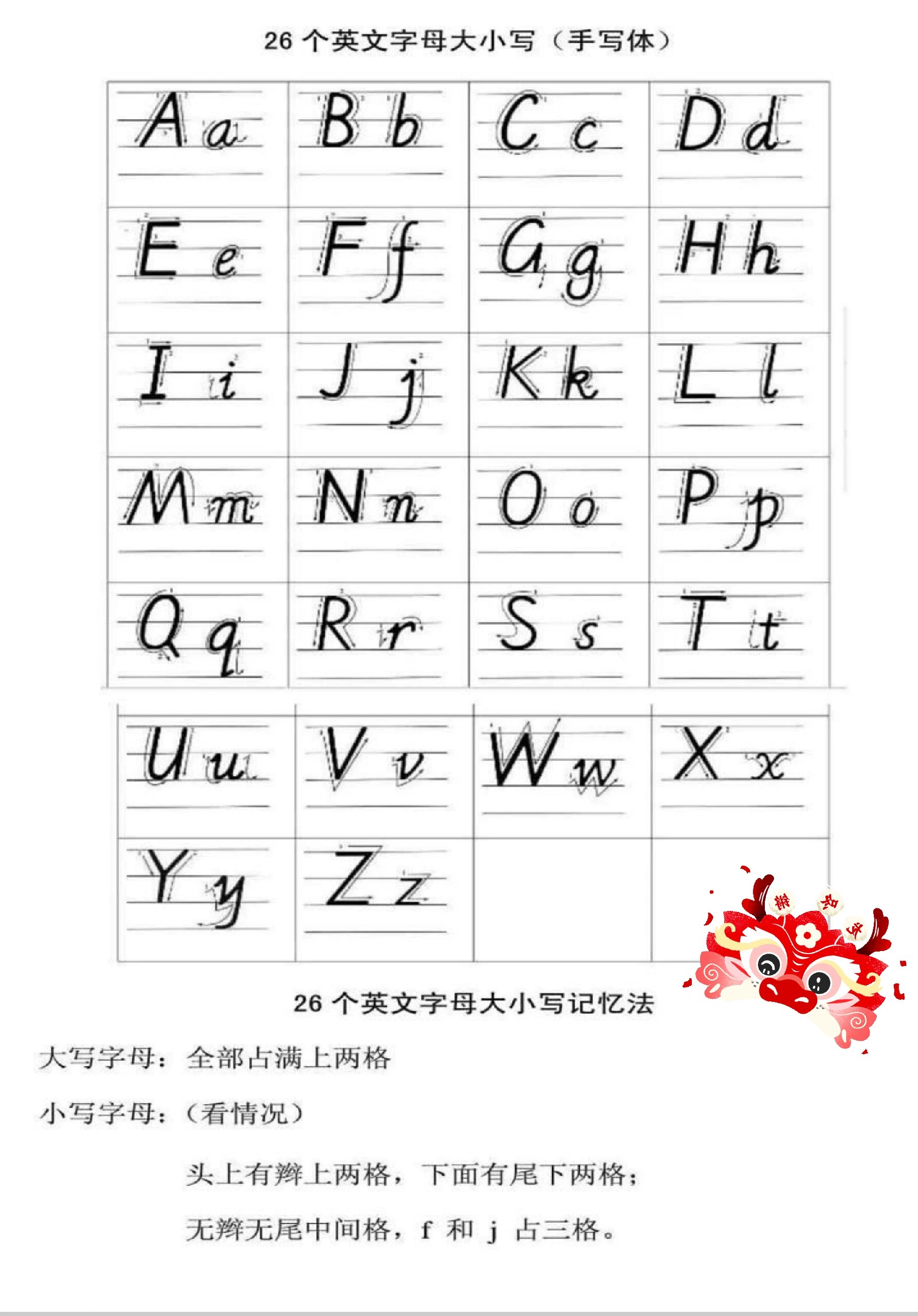 维语32字母分解写法图图片