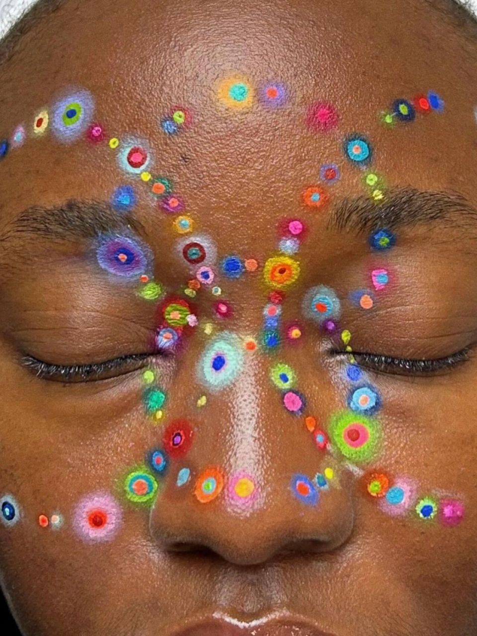 欧美妆# #分泌多巴胺的快乐# #创意妆容# #小众彩妆# #造型# #设计